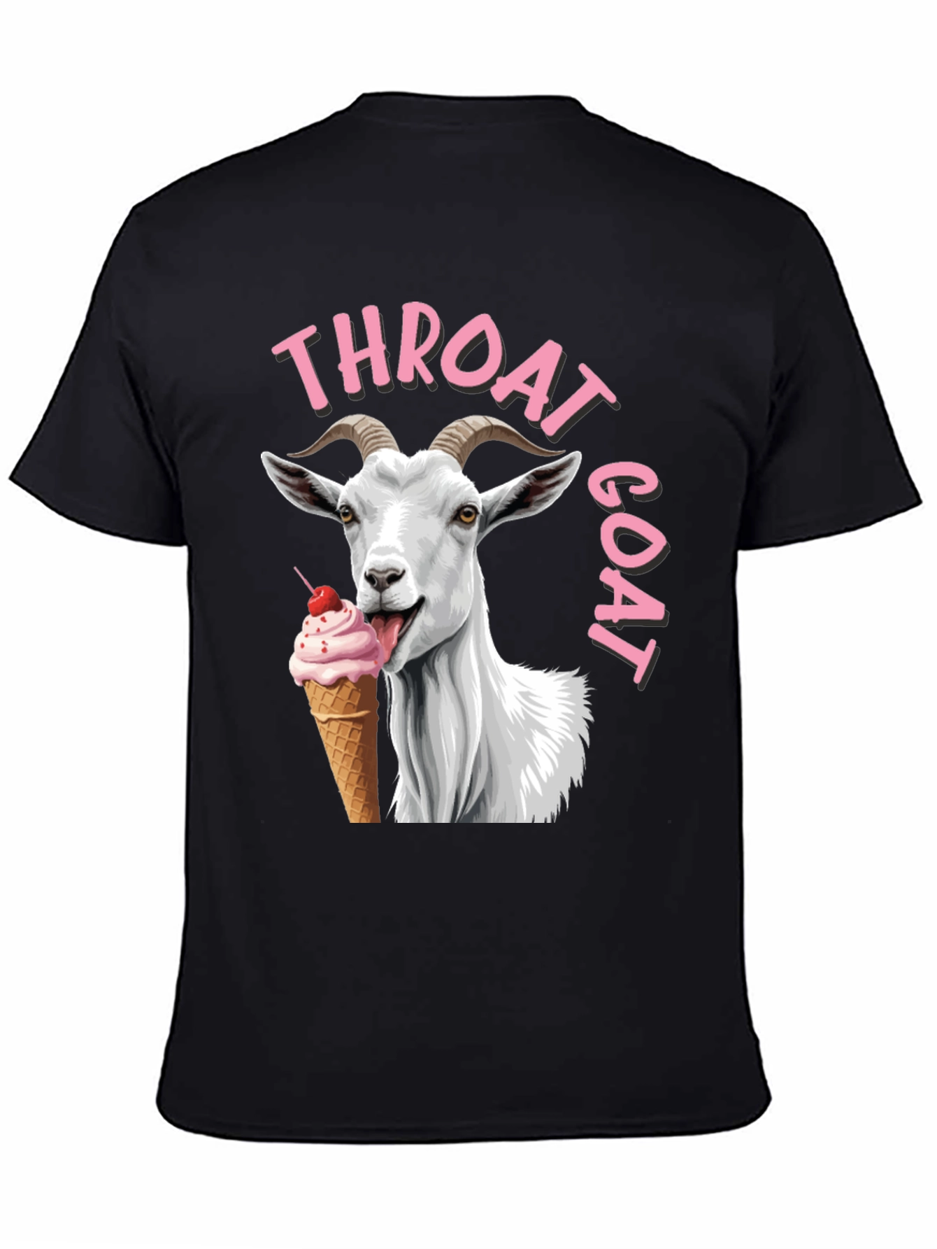 Throat Goat T-Shirt - Funny Graphic Tee