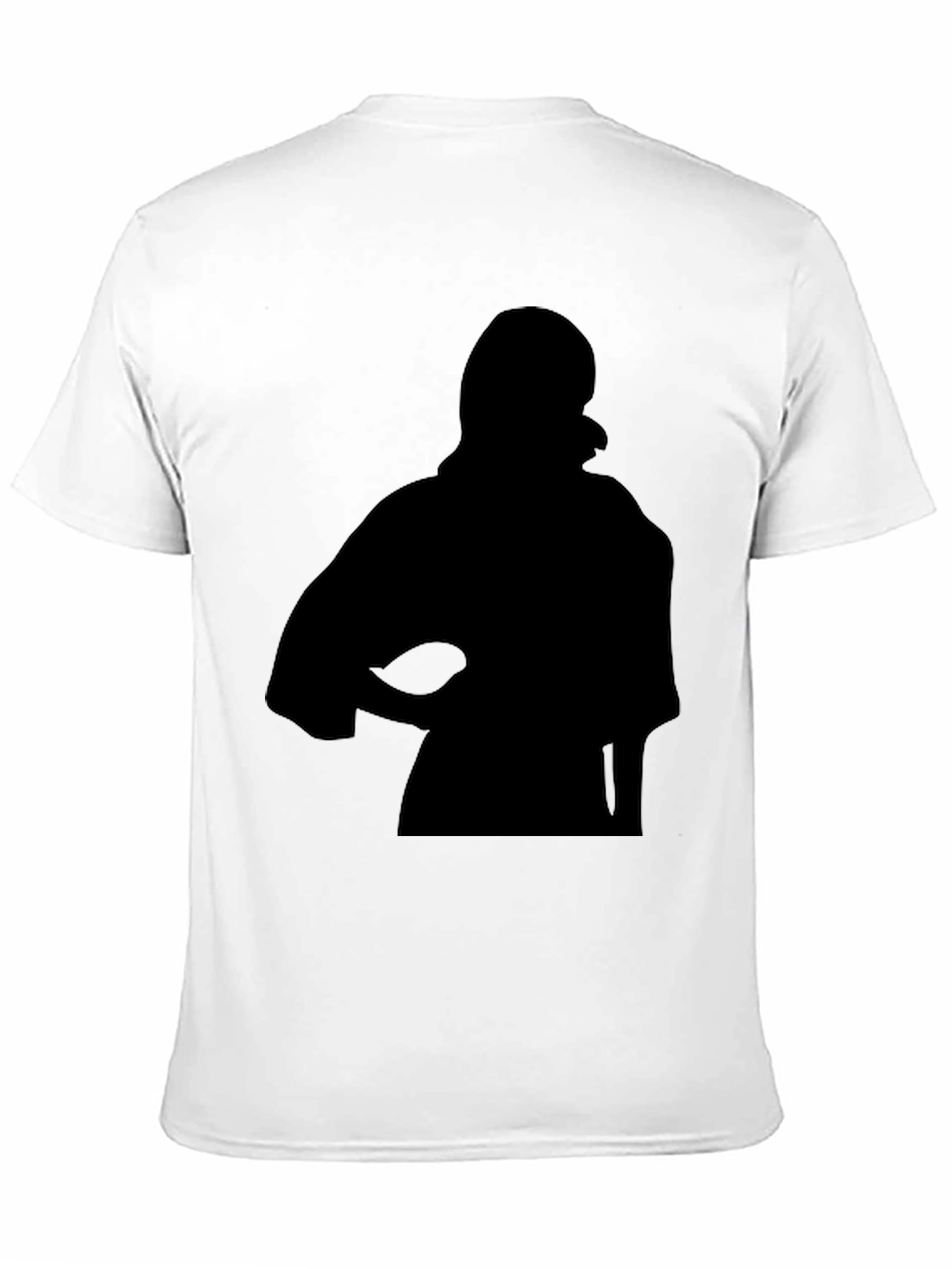 Silhouette Graphic Black Tee