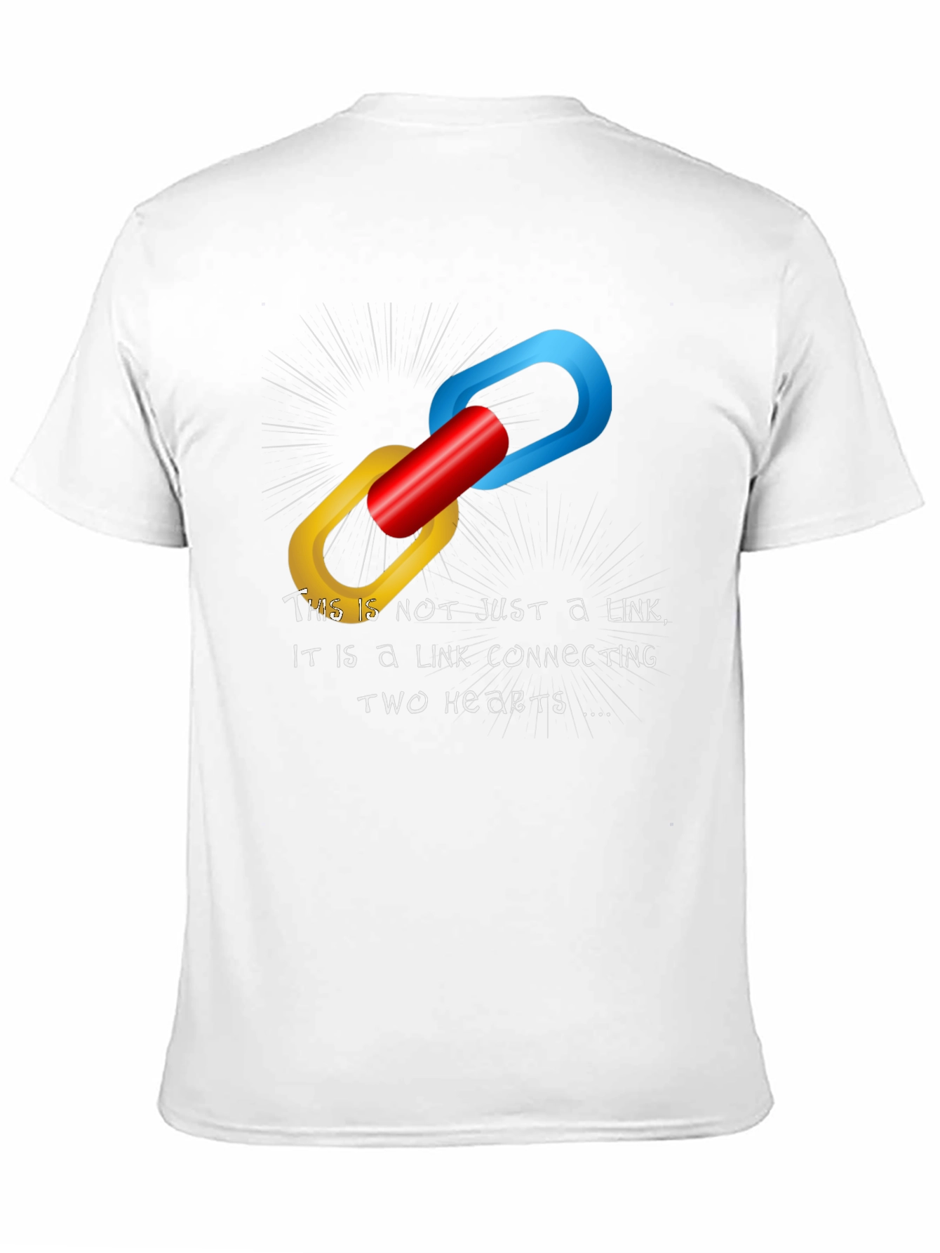 Connected Hearts T-Shirt - Love & Unity Design