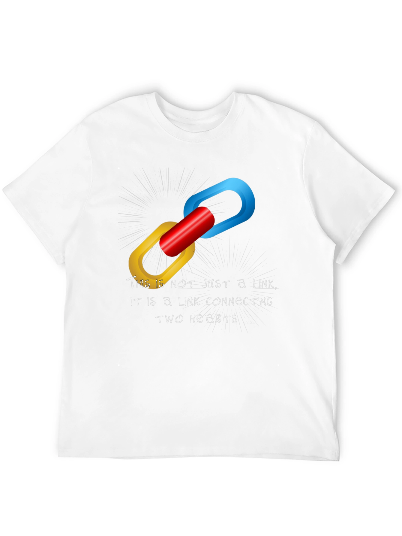 Connected Hearts T-Shirt - Love & Unity Design