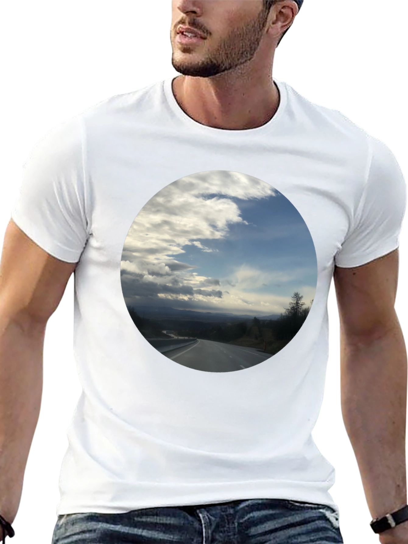 Road to the Sky Black T-Shirt