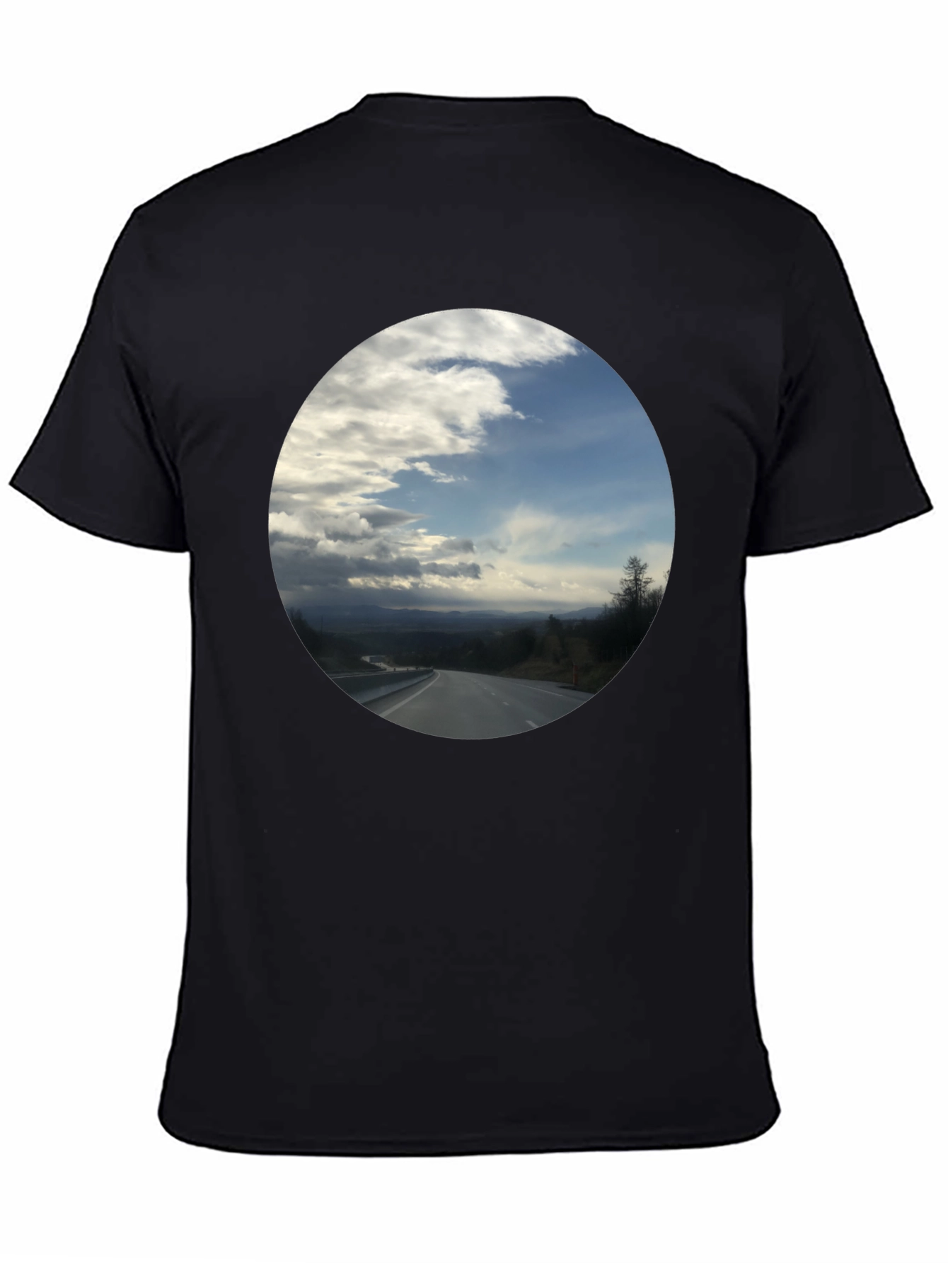 Road to the Sky Black T-Shirt