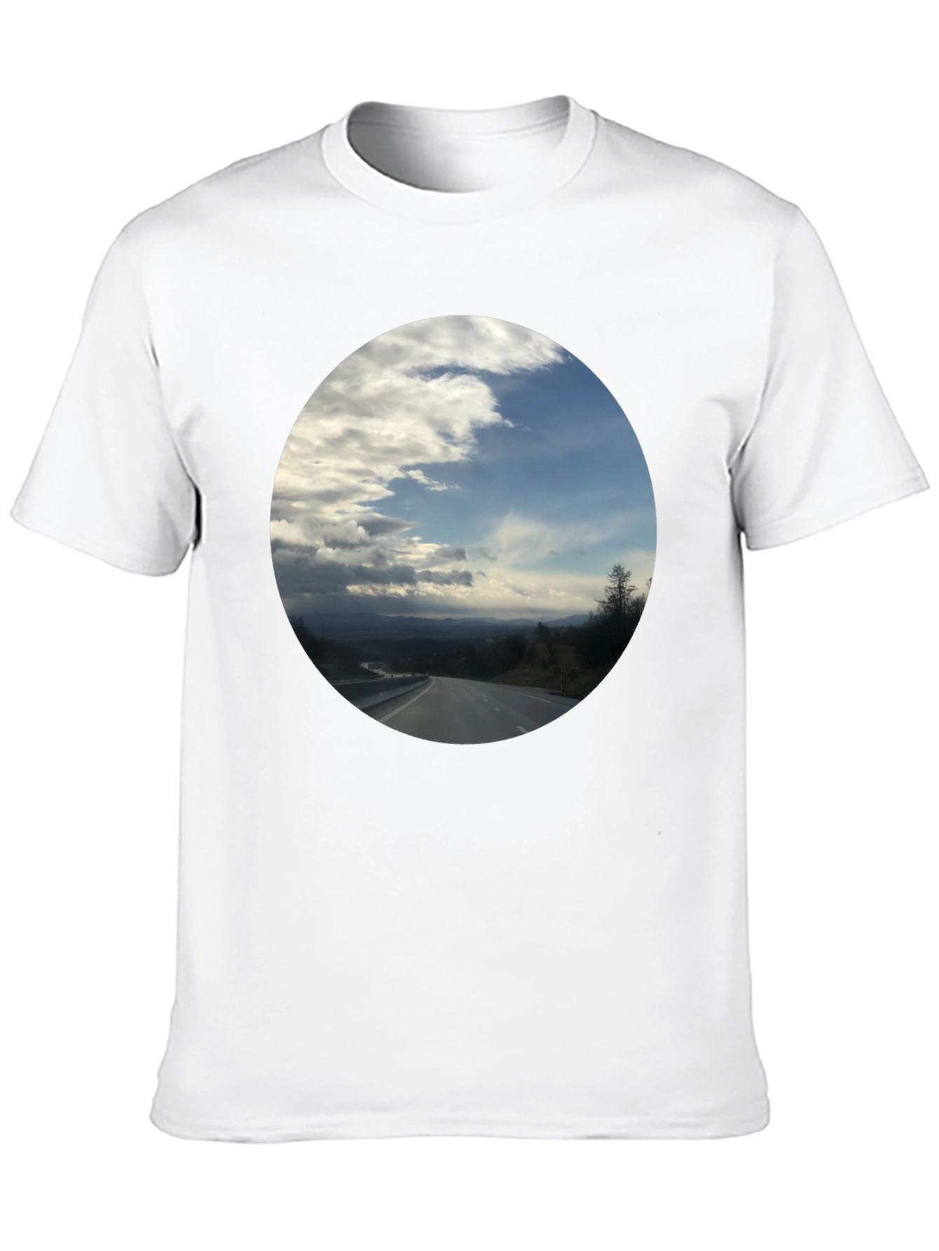 Road to the Sky Black T-Shirt