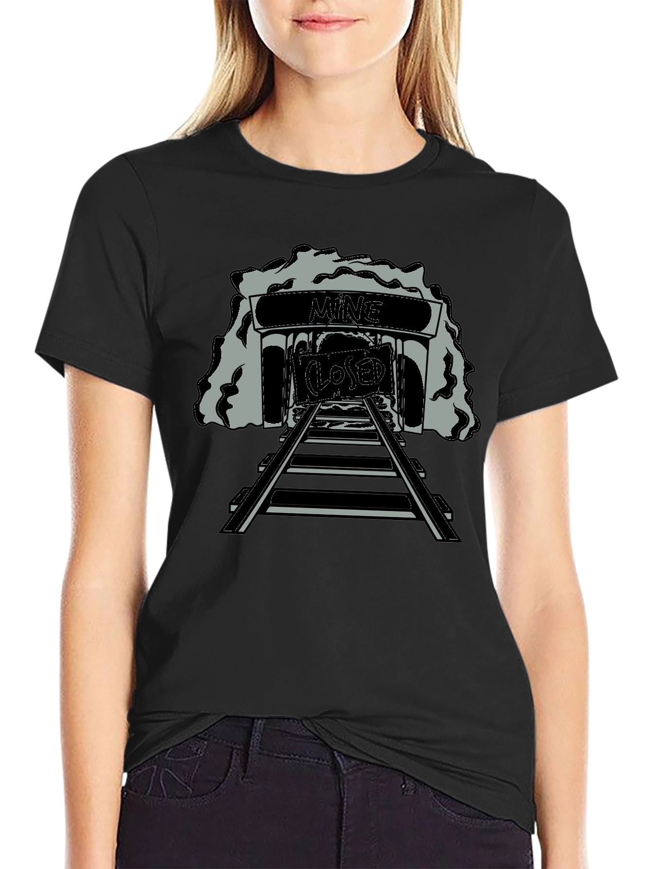 Mine Closed Graphic T-Shirt