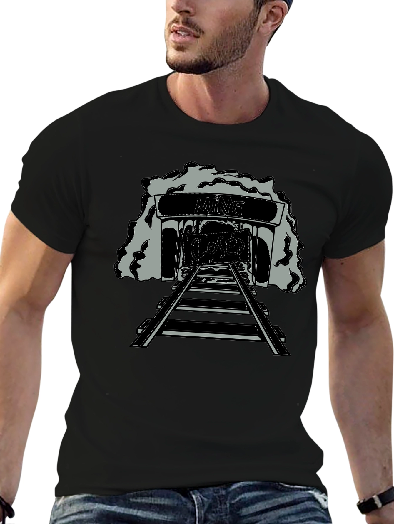 Mine Closed Graphic T-Shirt