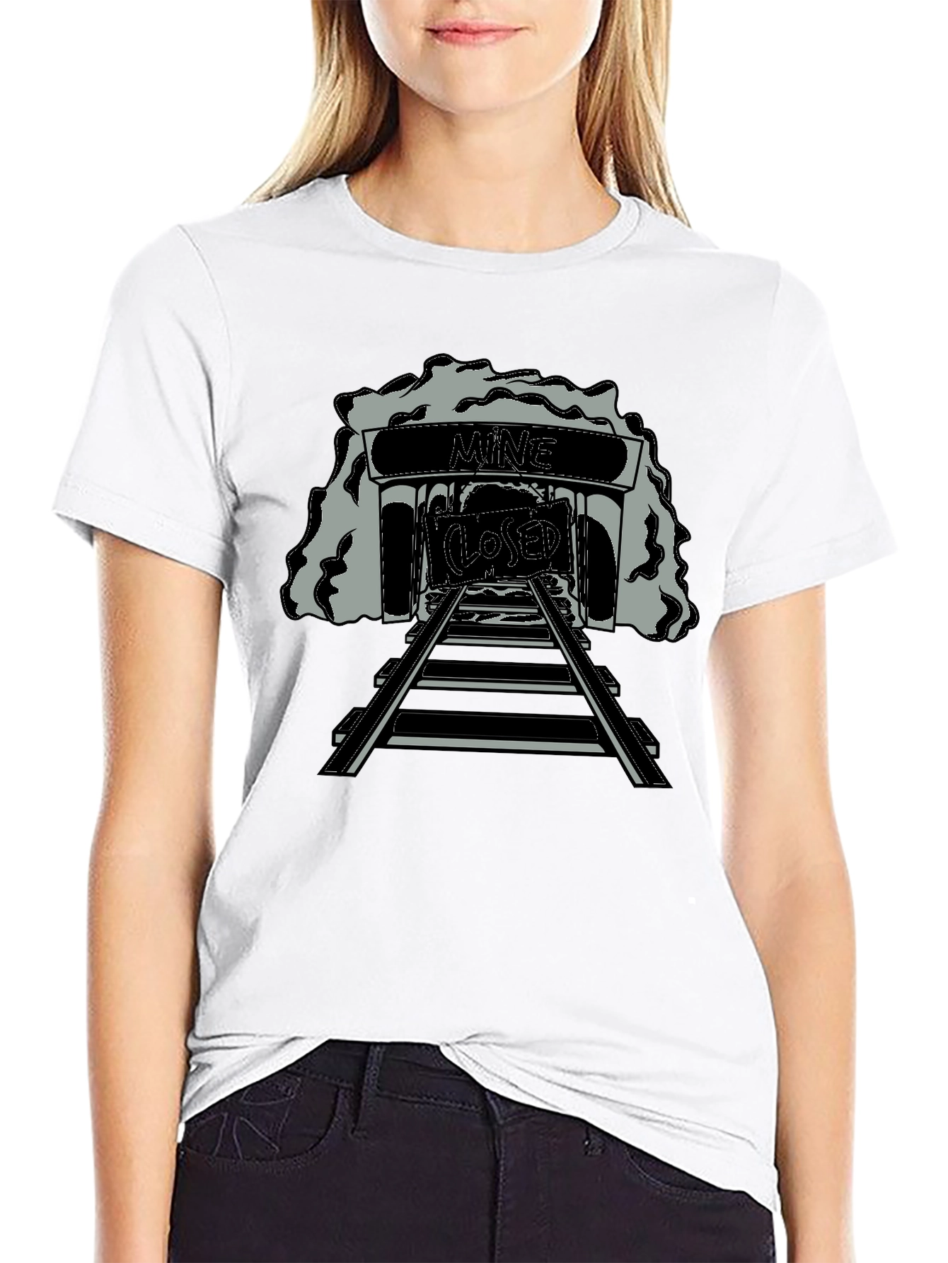 Mine Closed Graphic T-Shirt
