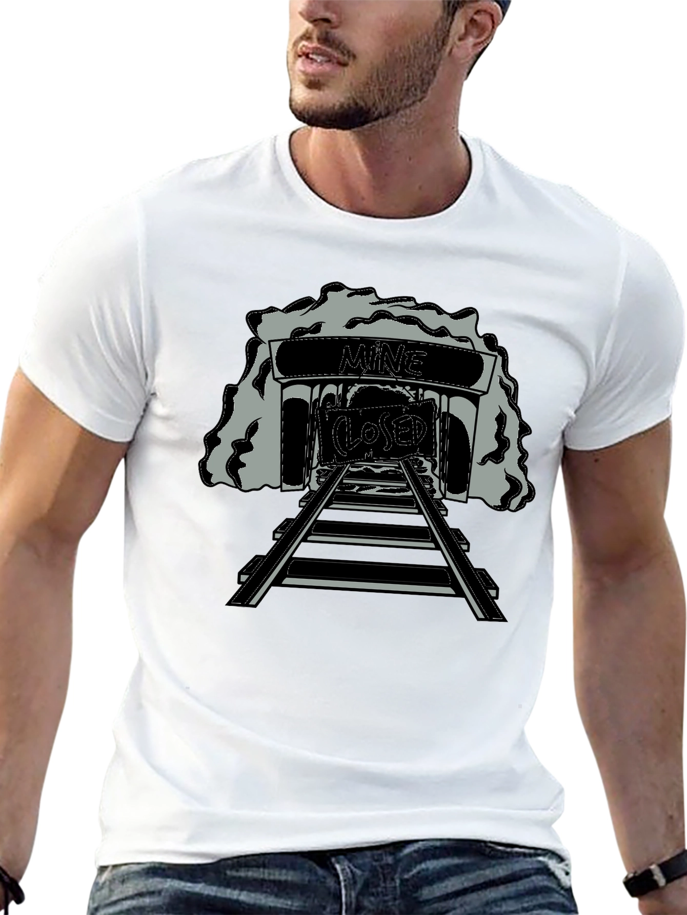 Mine Closed Graphic T-Shirt