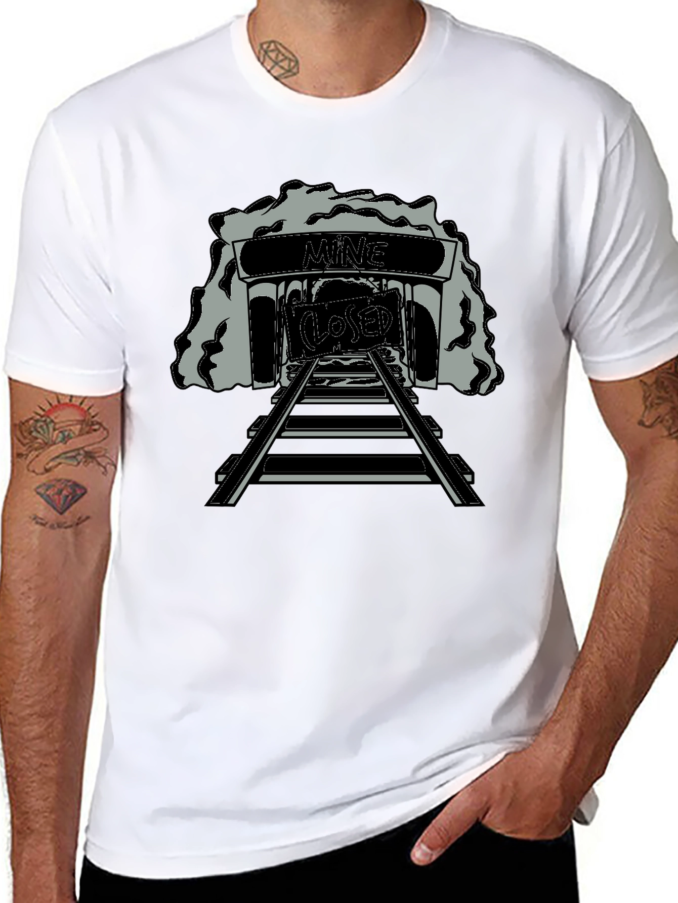 Mine Closed Graphic T-Shirt