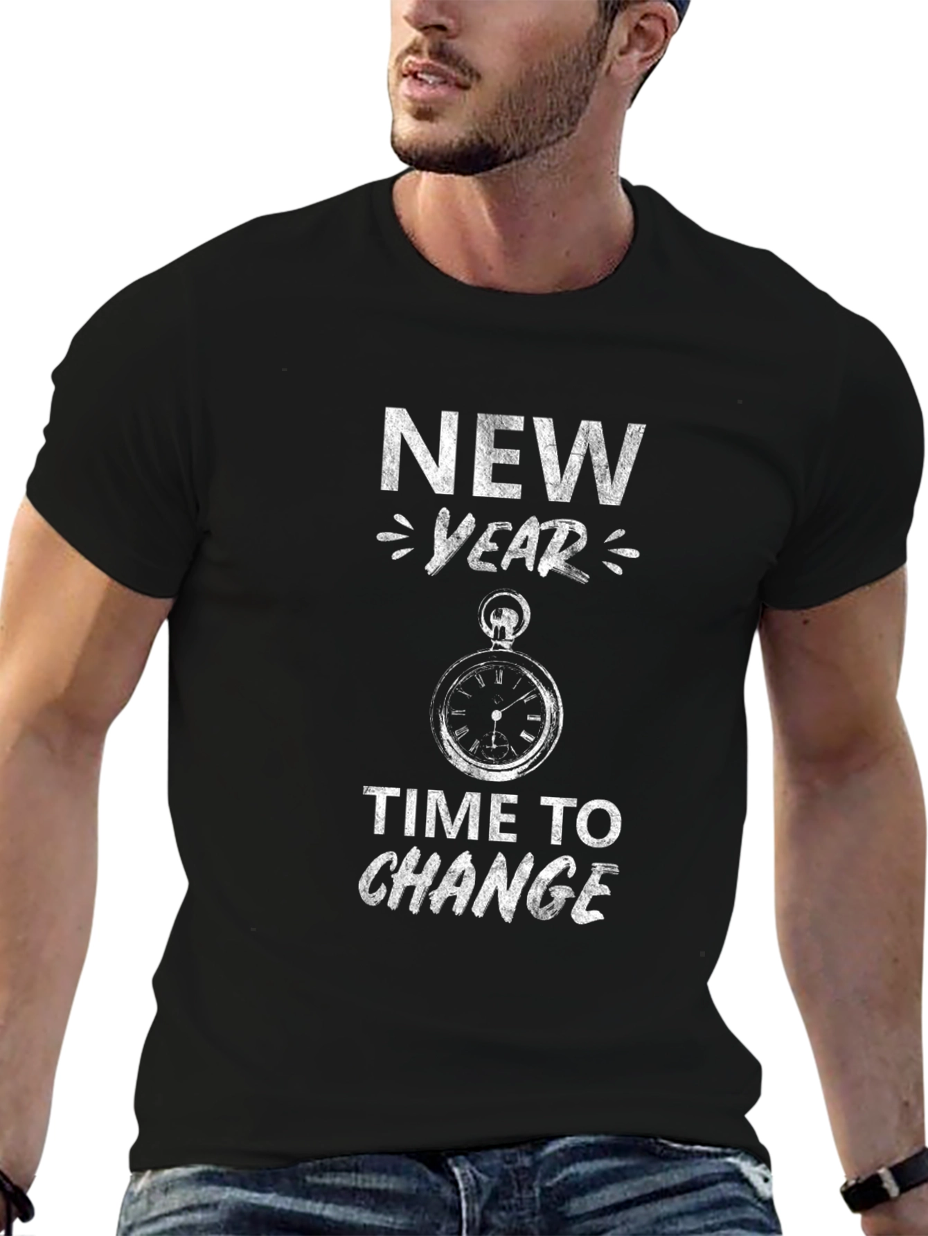 New Year Time to Change Graphic Tee