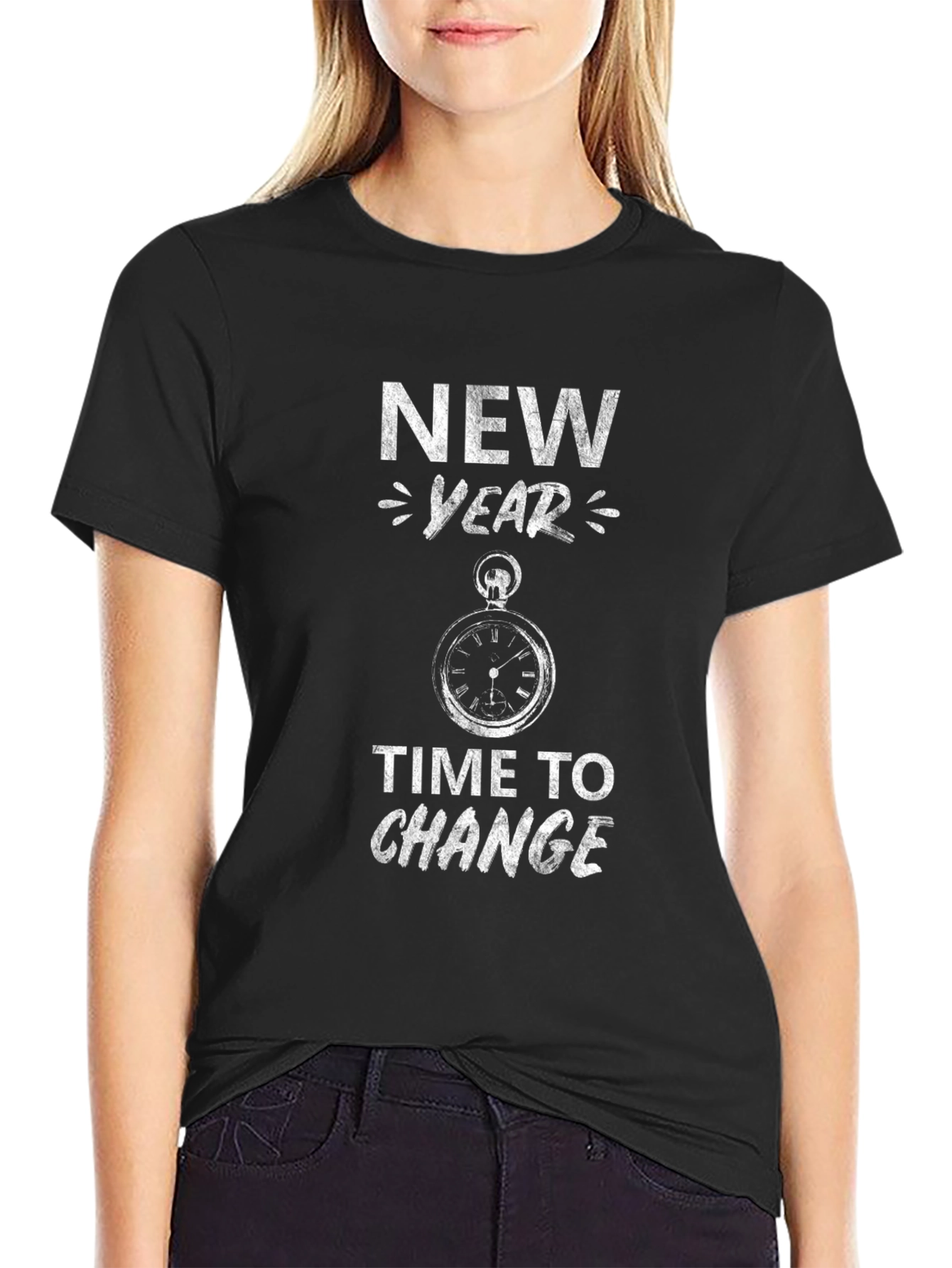 New Year Time to Change Graphic Tee