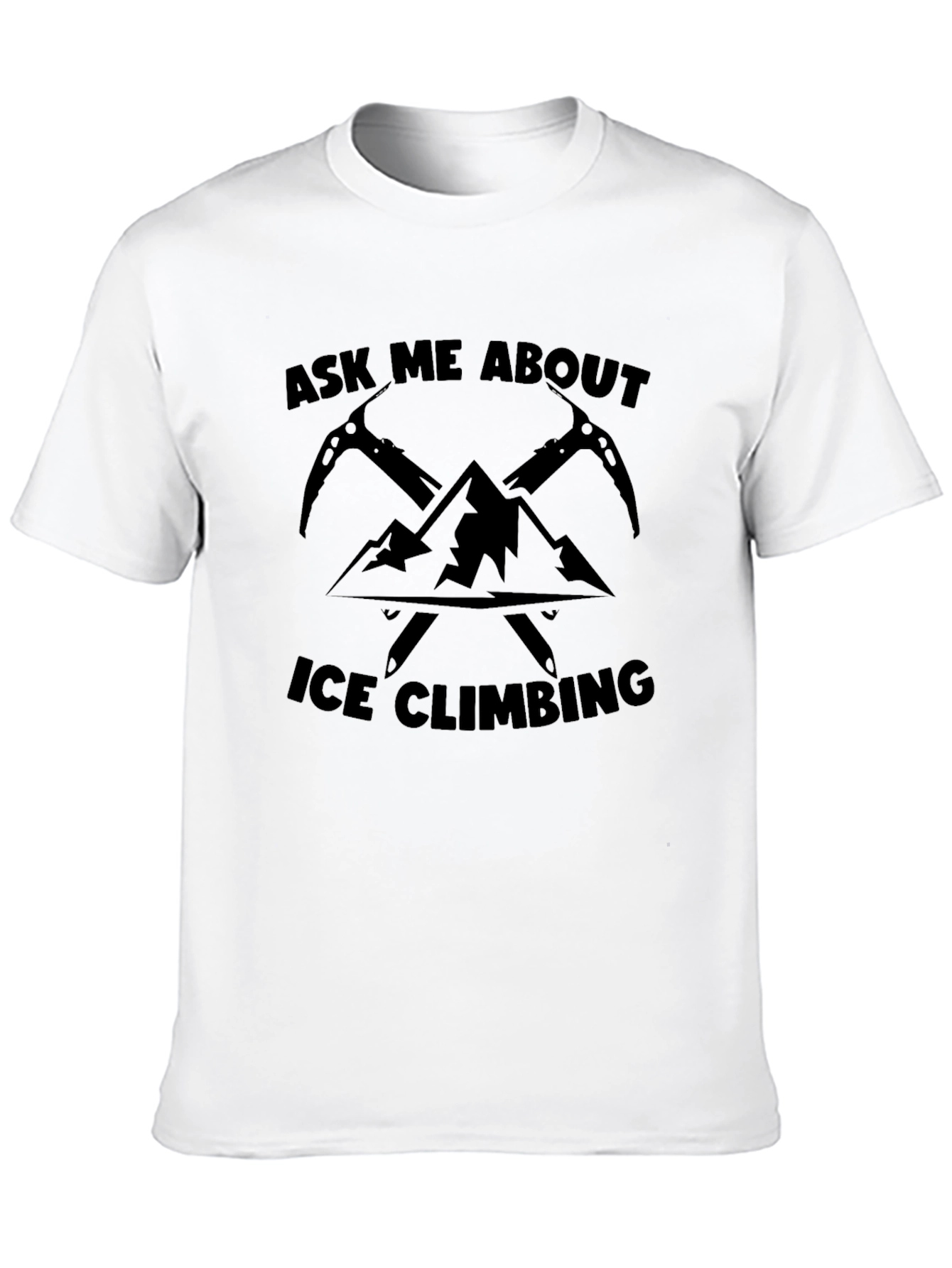 Ice Climbing T-Shirt: Mountain Adventure Tee for Climbers