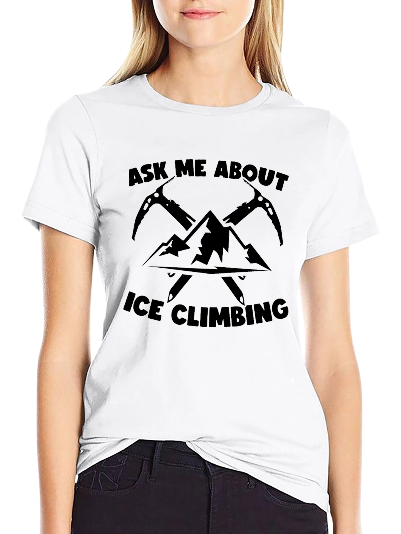Ice Climbing T-Shirt: Mountain Adventure Tee for Climbers