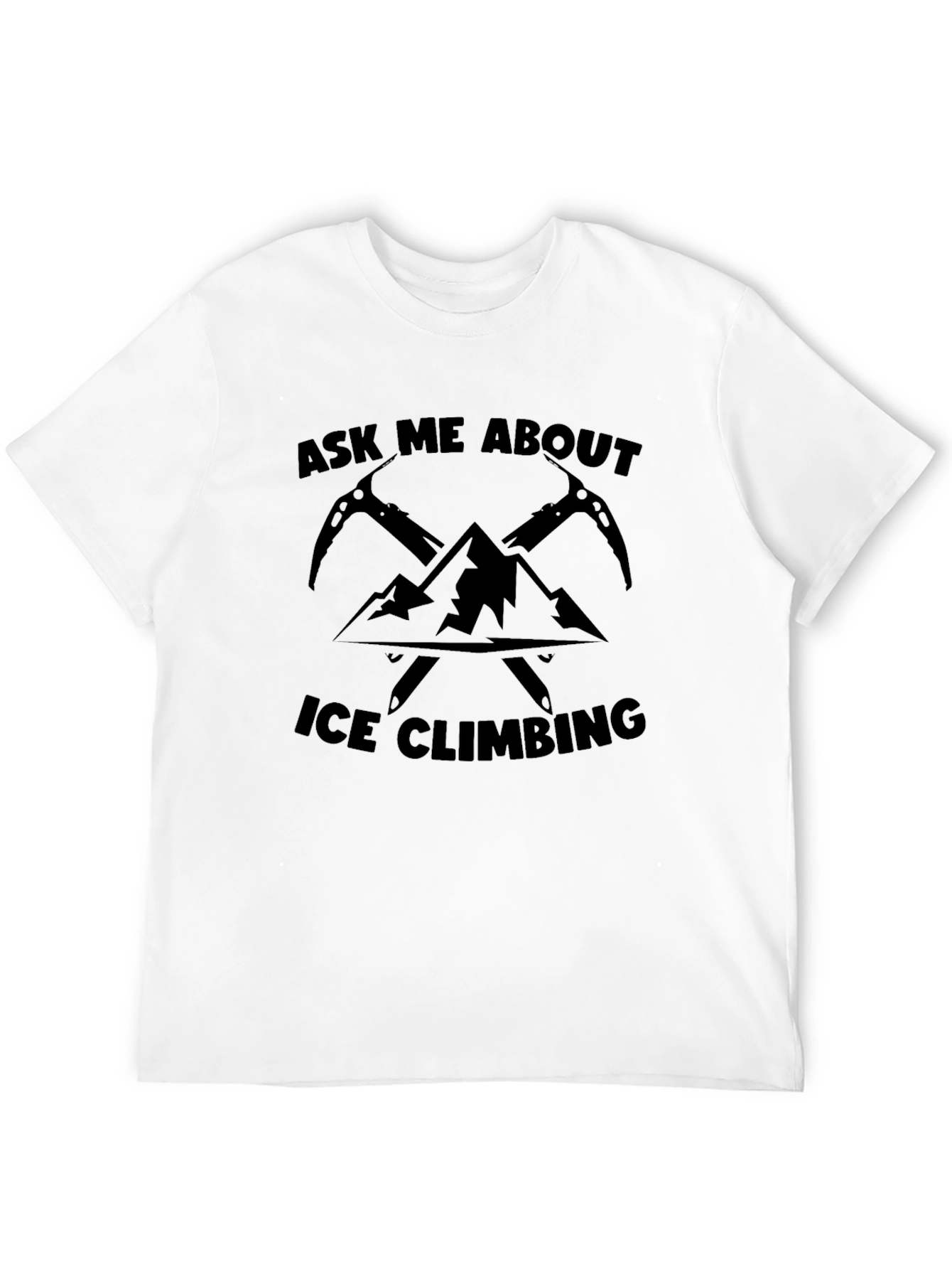 Ice Climbing T-Shirt: Mountain Adventure Tee for Climbers