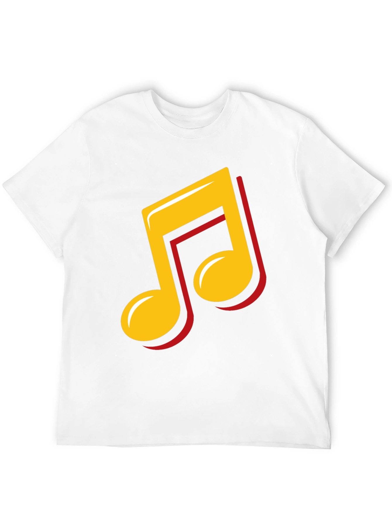 Music Note Graphic Tee - Stylish Black T-Shirt