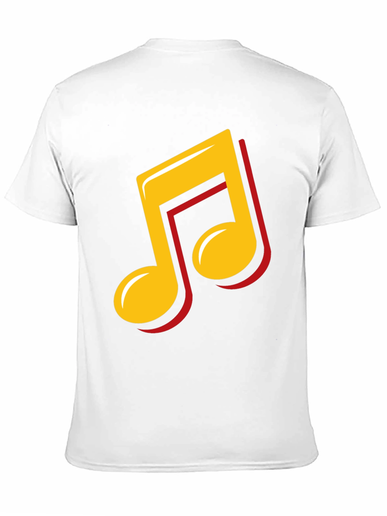 Music Note Graphic Tee - Stylish Black T-Shirt