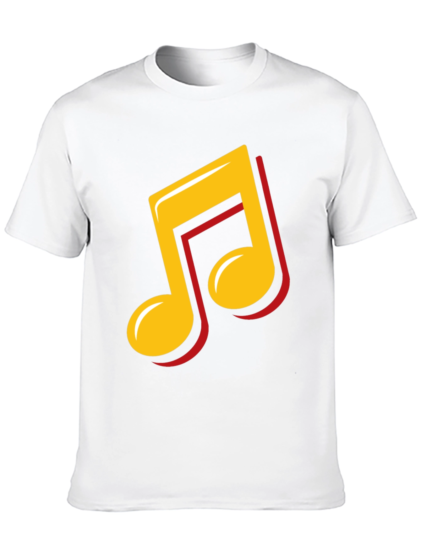 Music Note Graphic Tee - Stylish Black T-Shirt