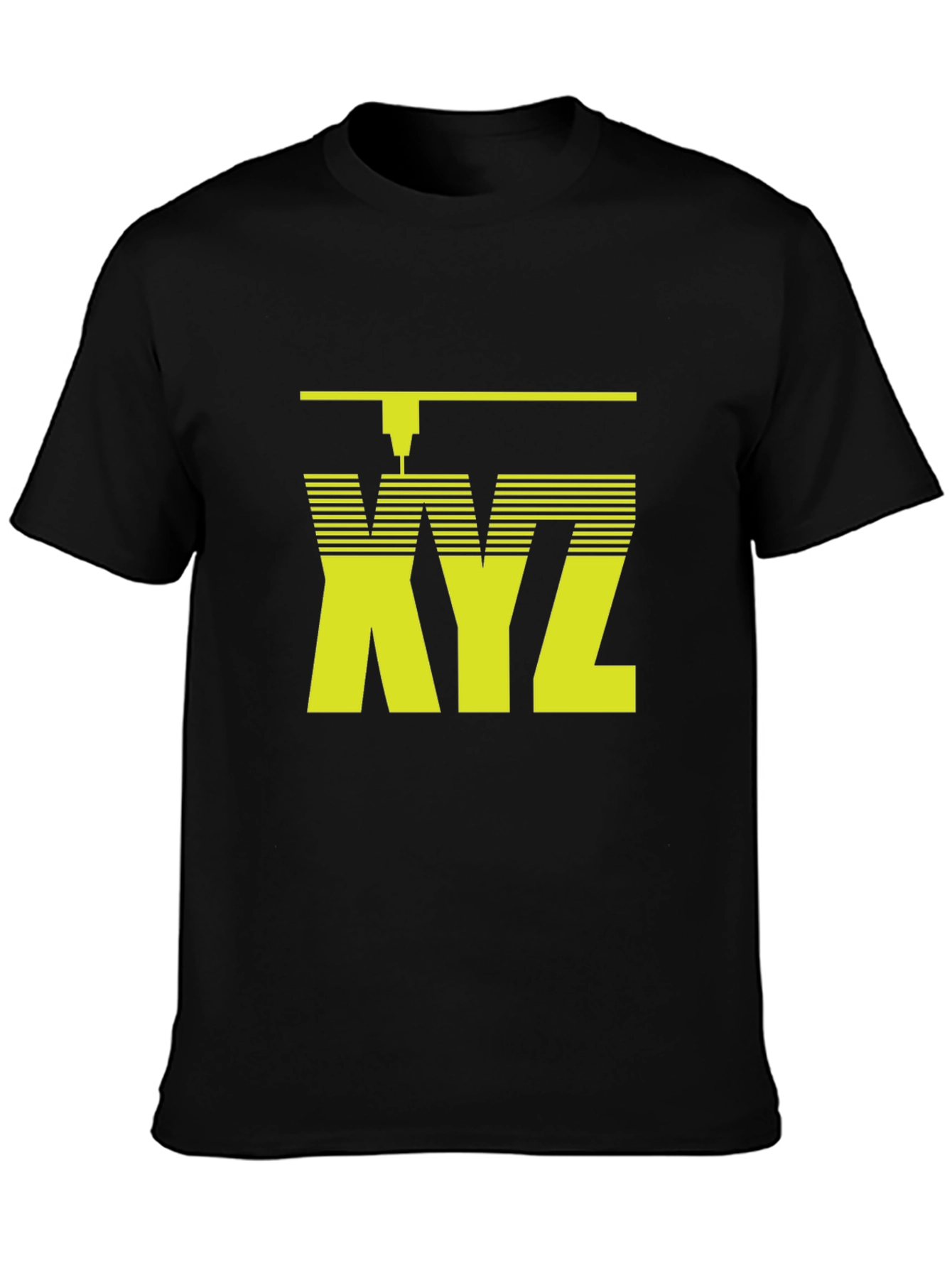 XYZ CNC Machine T-Shirt - Black