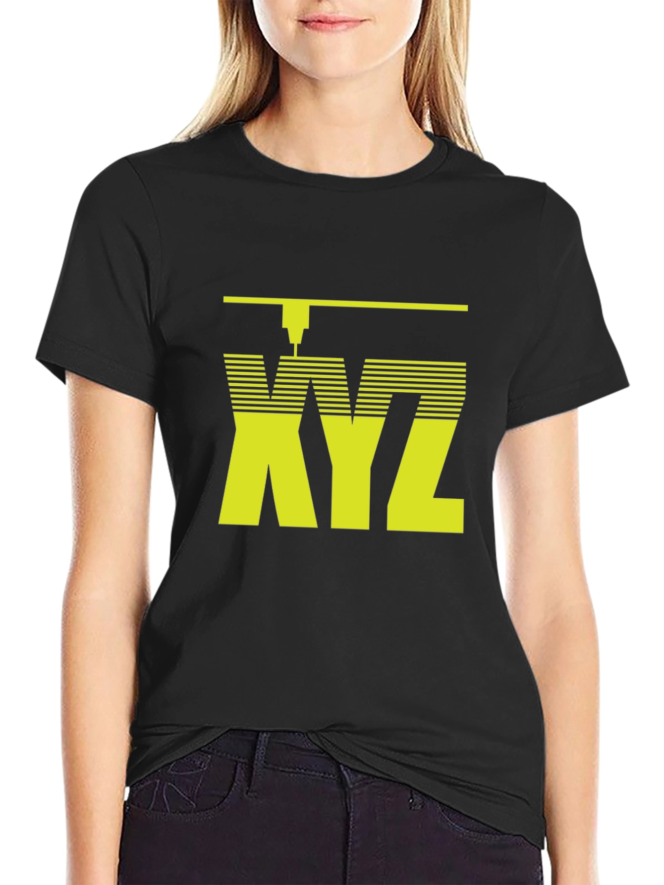XYZ CNC Machine T-Shirt - Black