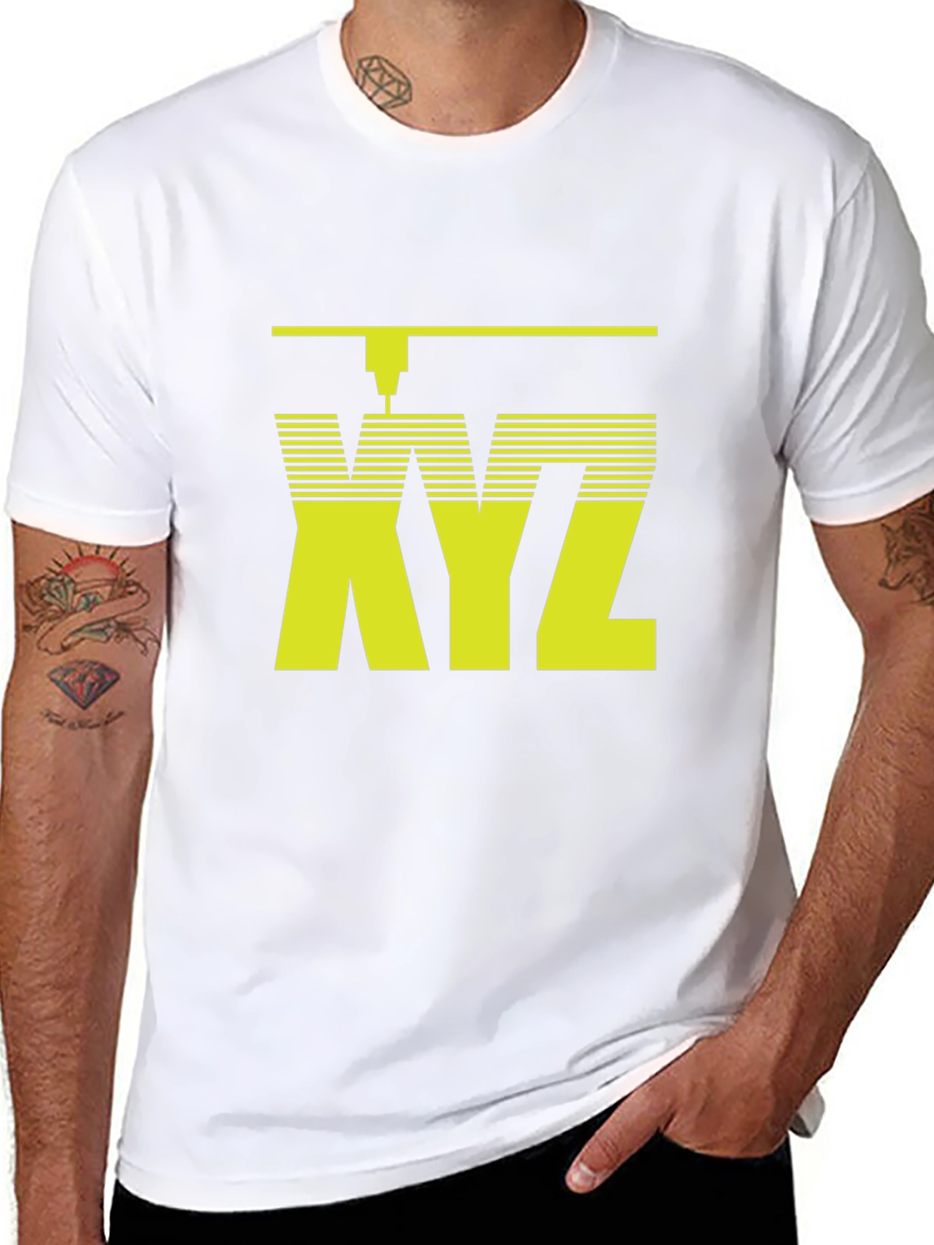 XYZ CNC Machine T-Shirt - Black