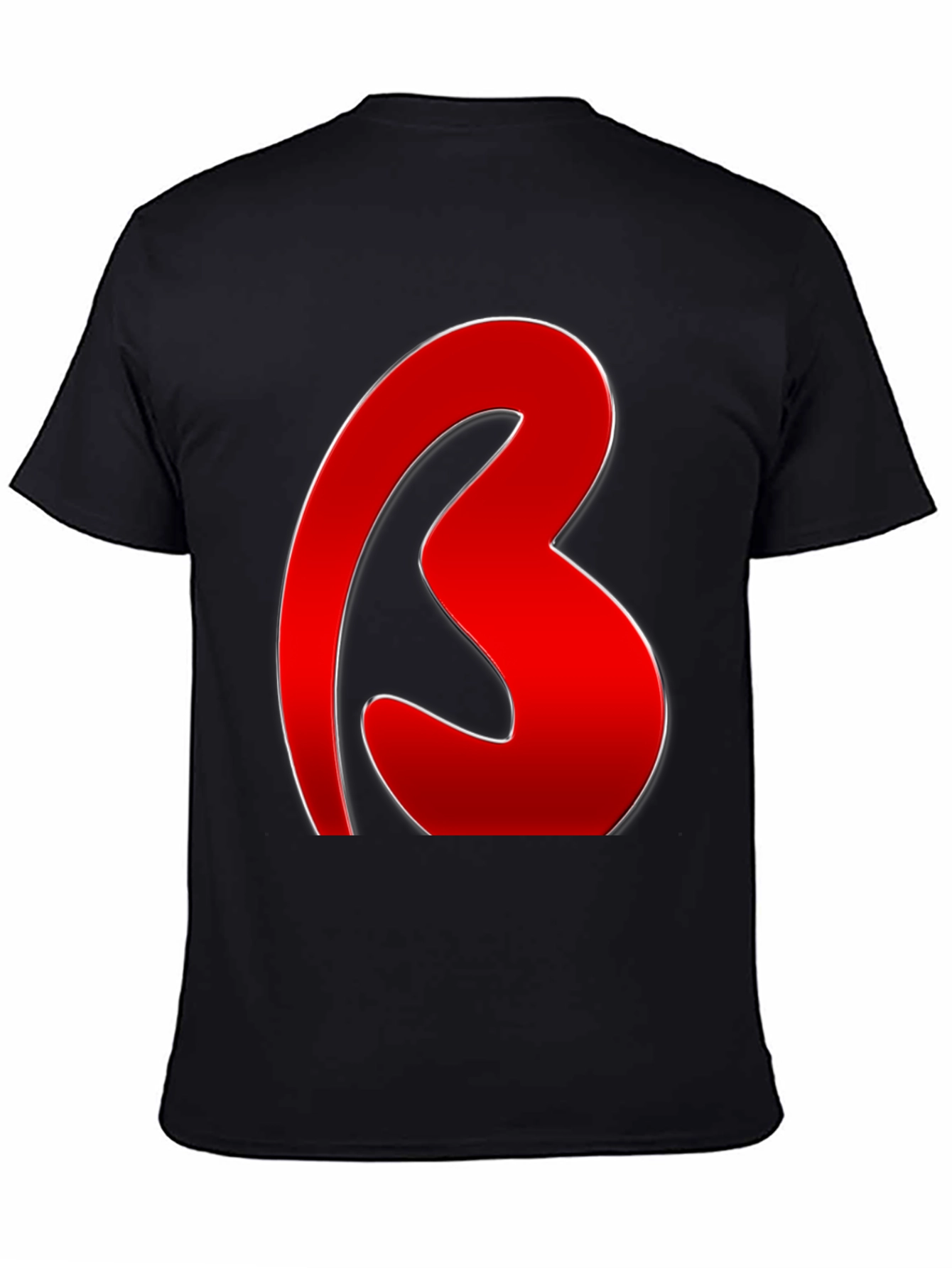 Red Graphic Tee - Bold Letter Design
