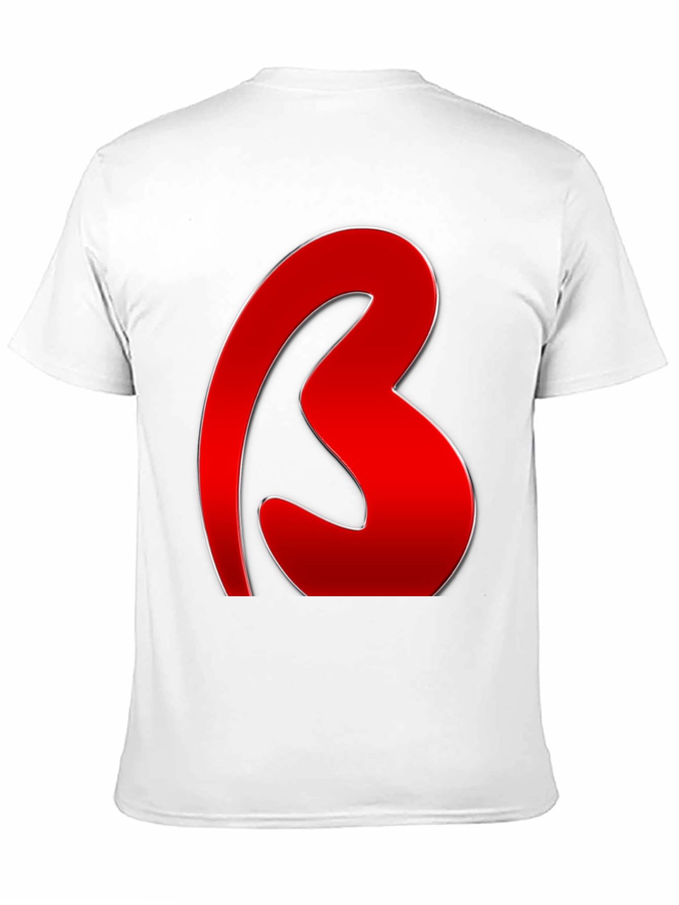 Red Graphic Tee - Bold Letter Design