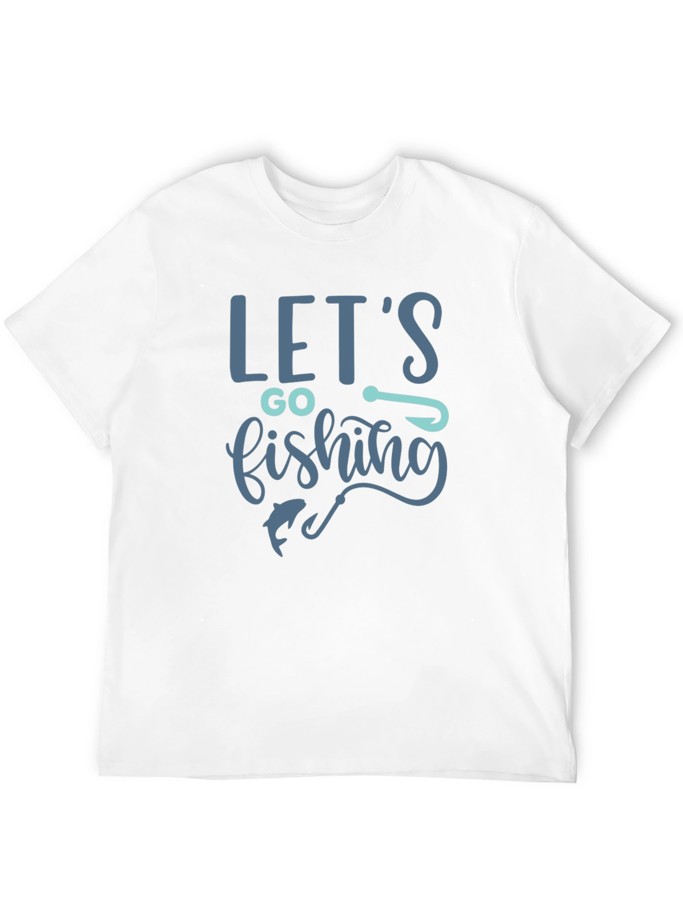 Lets Go Fishing Graphic T-Shirt