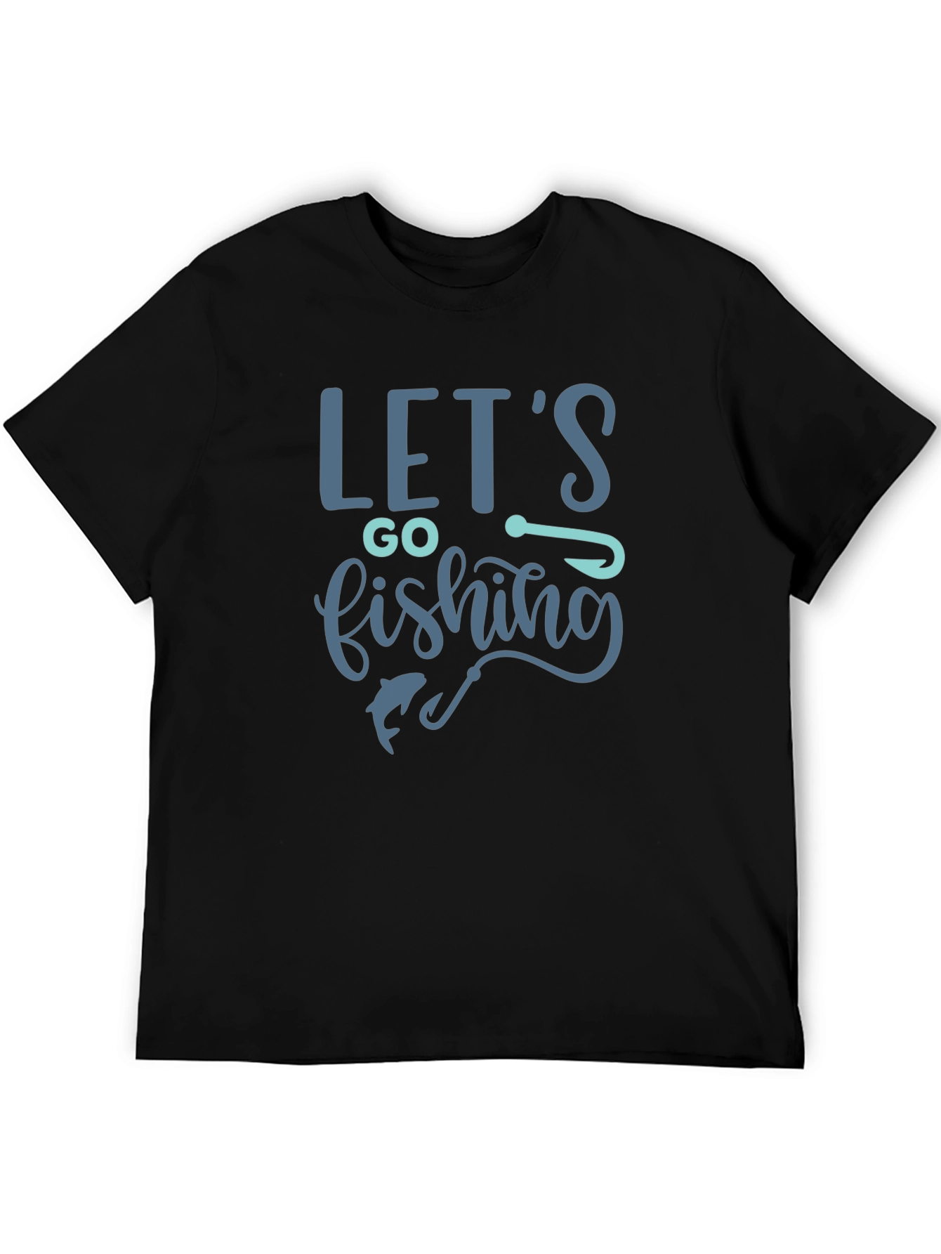 Lets Go Fishing Graphic T-Shirt