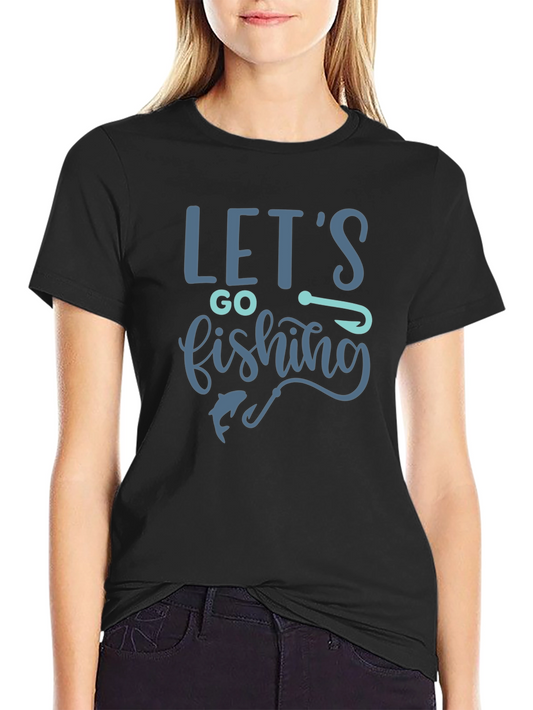 Lets Go Fishing Graphic T-Shirt