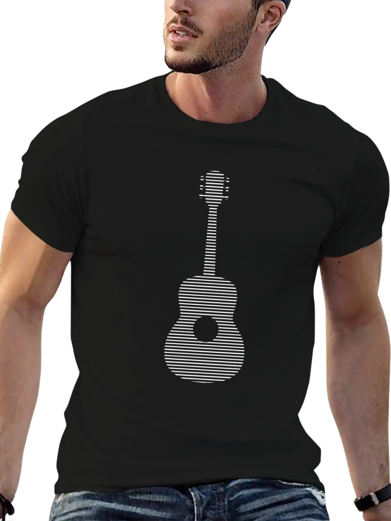 Guitar Graphic Tee - Musician Style