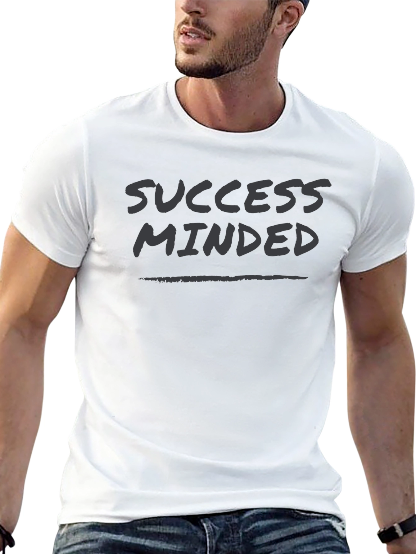 Success Minded Black T-Shirt - Motivational Tee