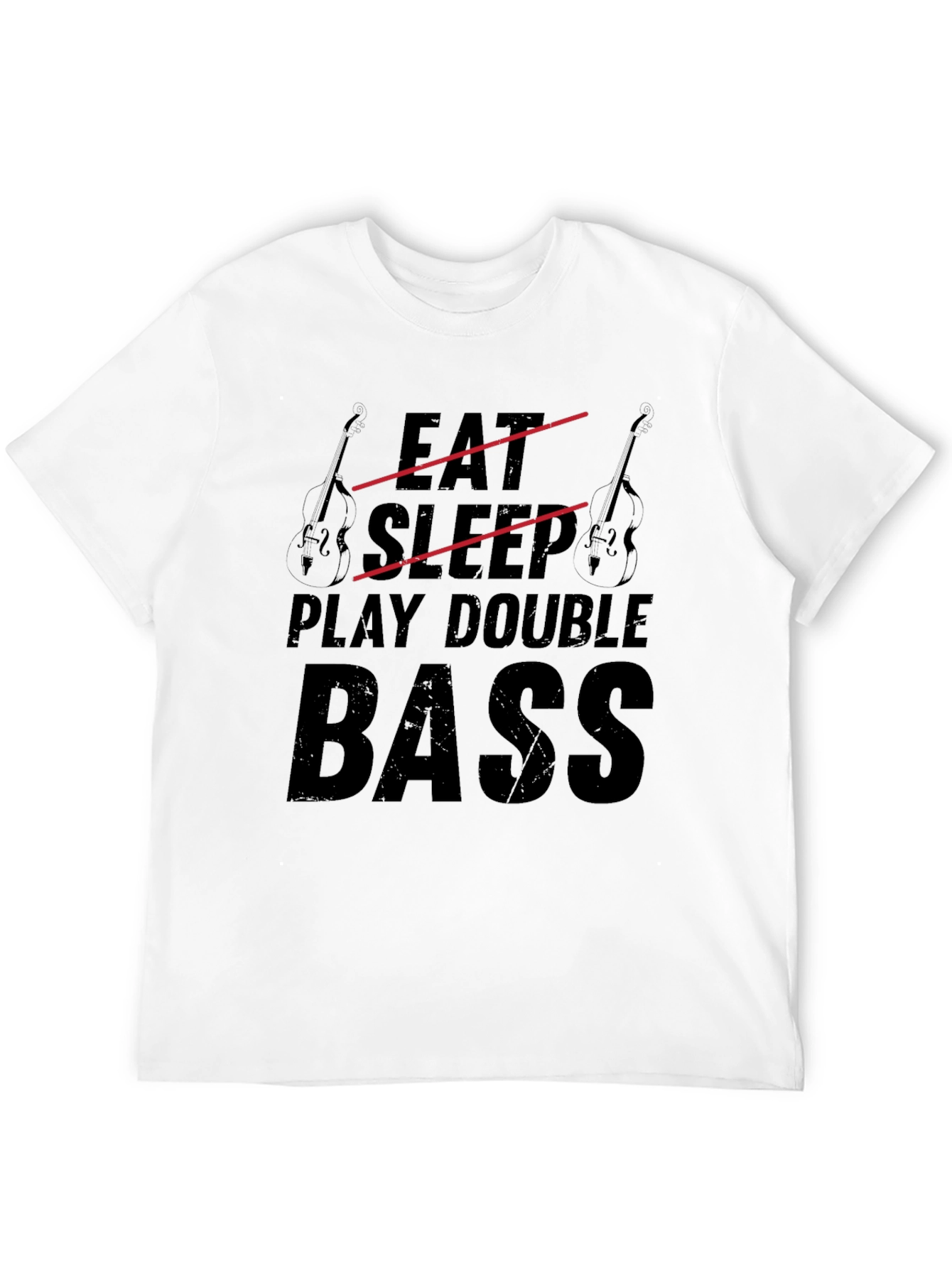 Eat Sleep Play Double Bass Graphic Tee