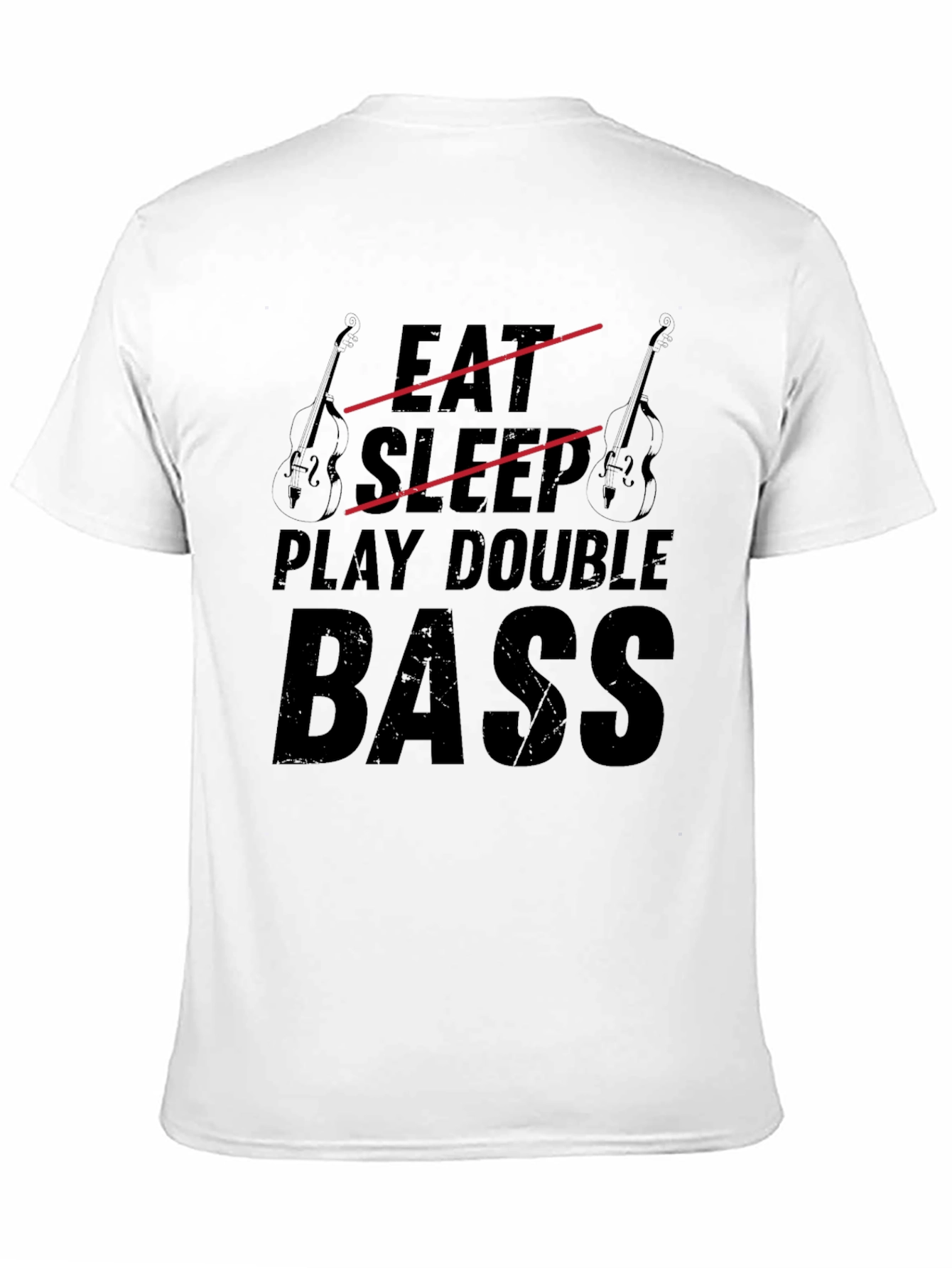 Eat Sleep Play Double Bass Graphic Tee