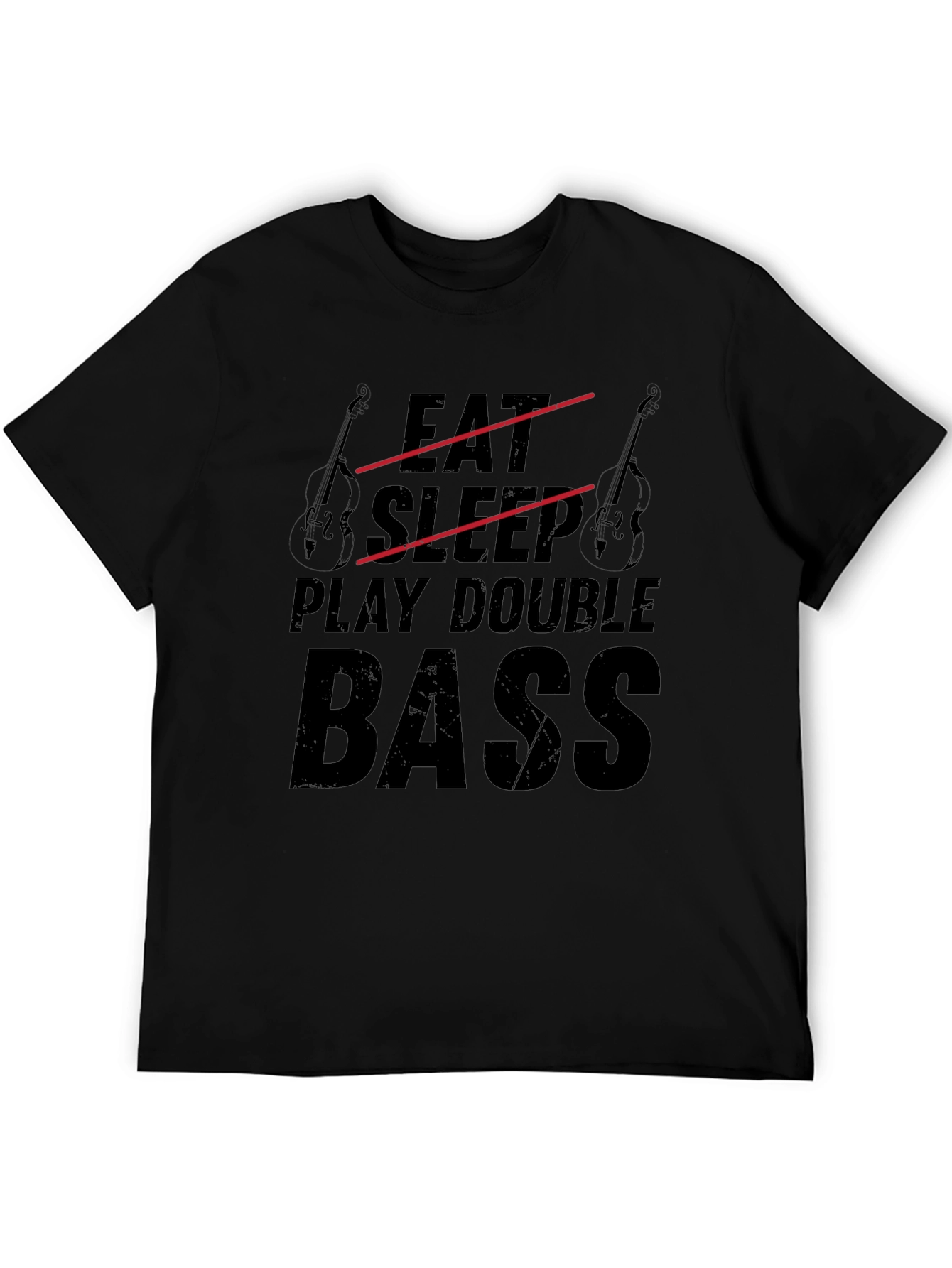 Eat Sleep Play Double Bass Graphic Tee