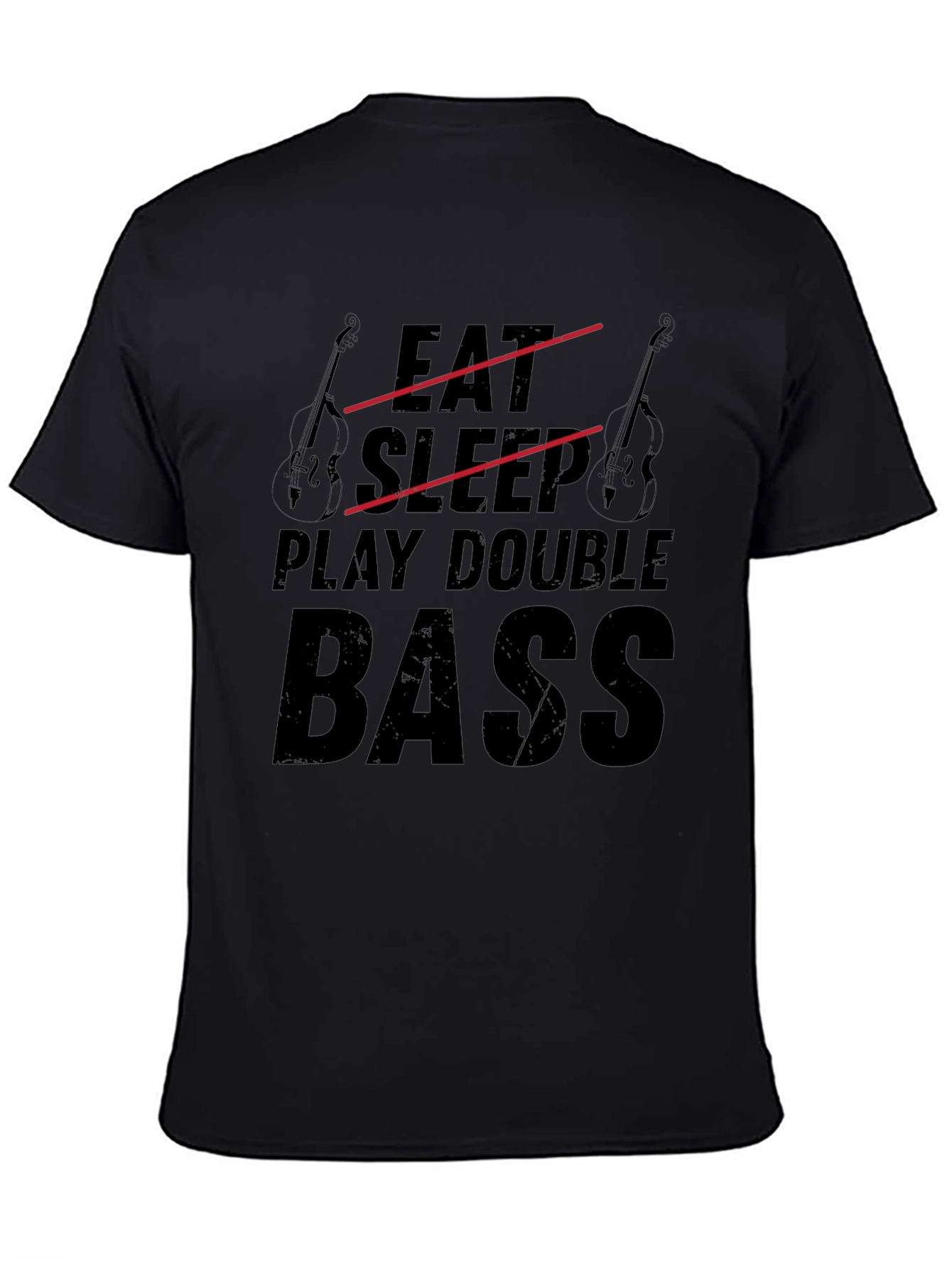 Eat Sleep Play Double Bass Graphic Tee