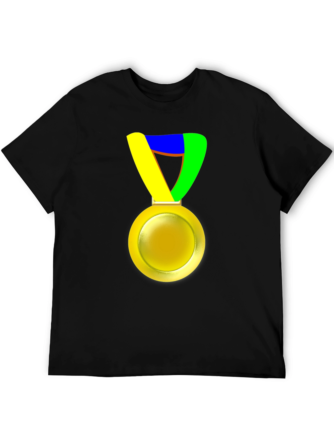 Gold Medal Graphic Tee - Champion Style T-Shirt