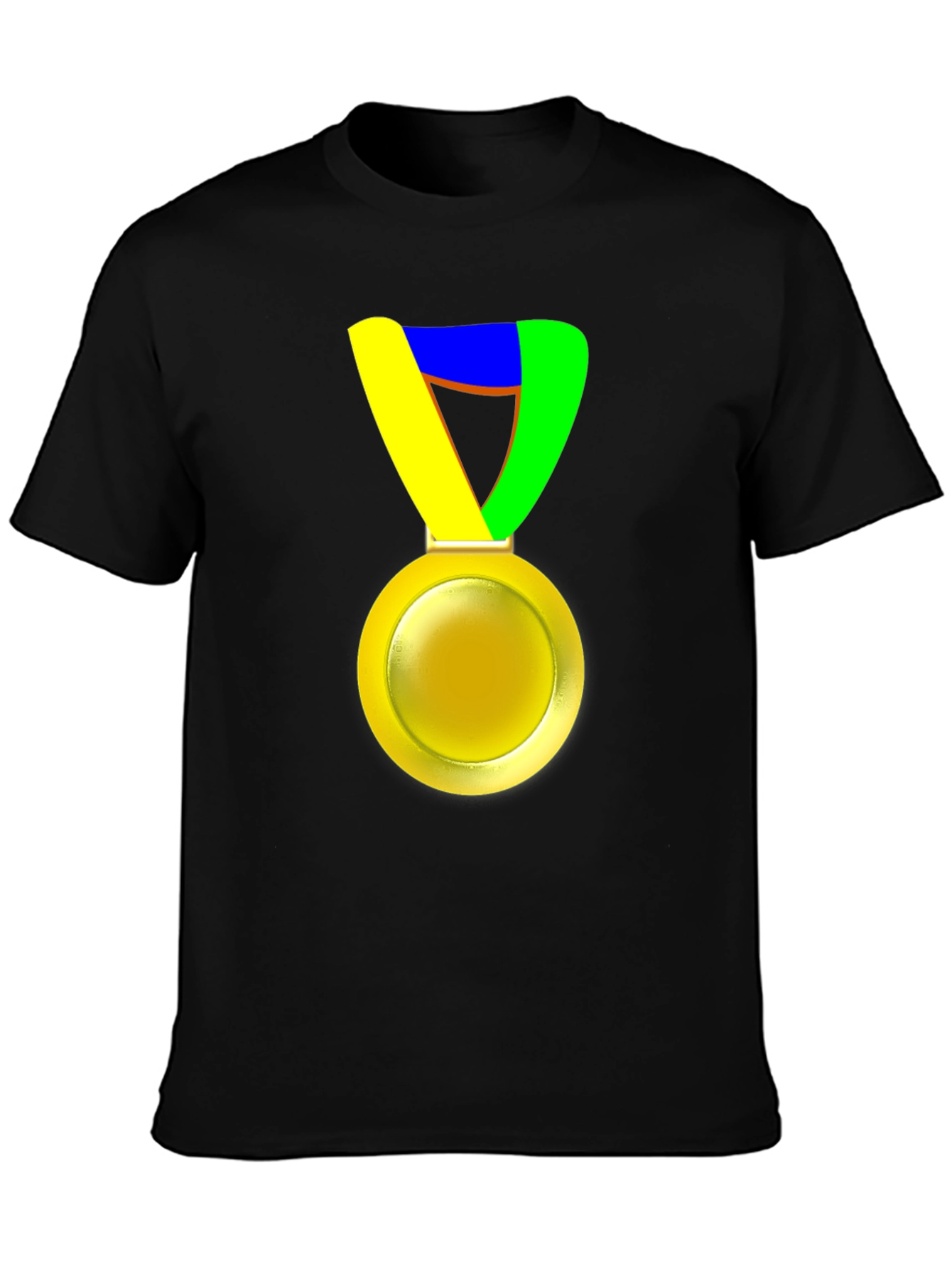 Gold Medal Graphic Tee - Champion Style T-Shirt