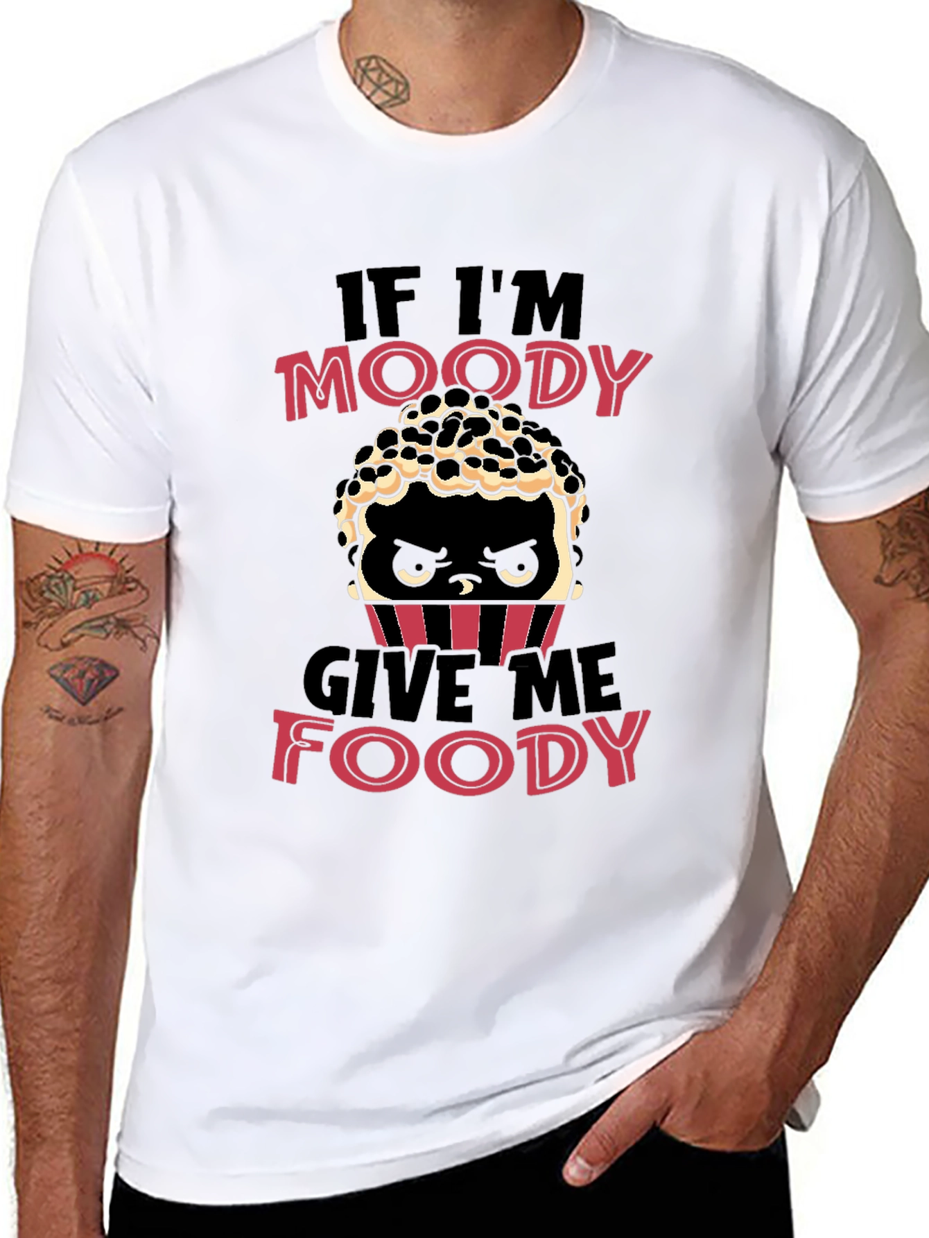 Moody Foodie T-Shirt - Unisex Cotton Tee
