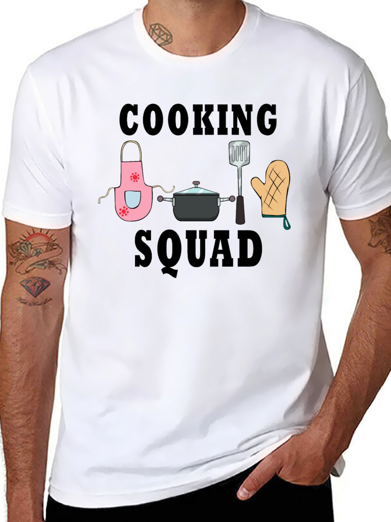 Cooking Squad Graphic Tee - Fun Chef Apparel