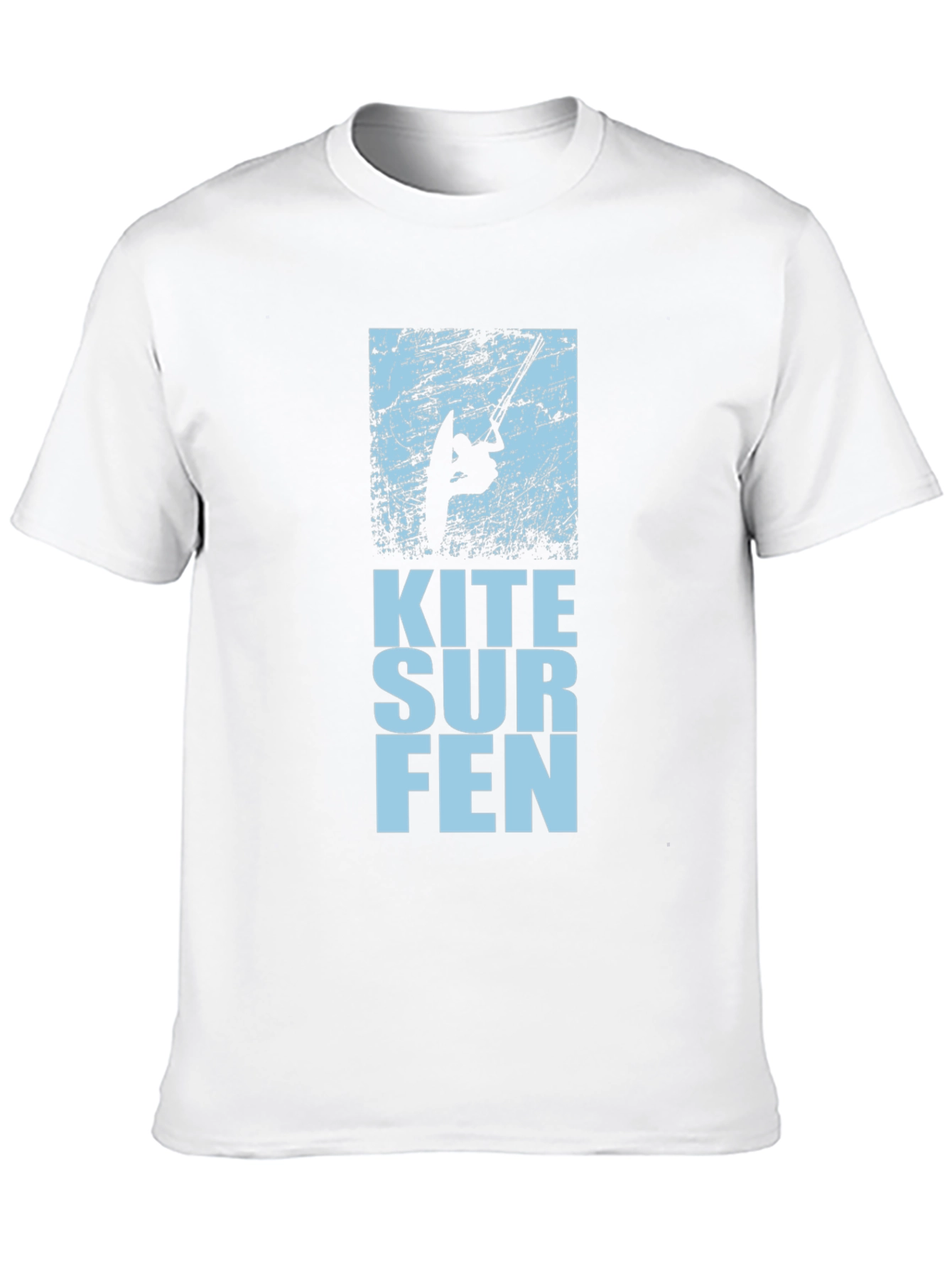 Kitesurfing Graphic T-Shirt - Stylish Black Tee
