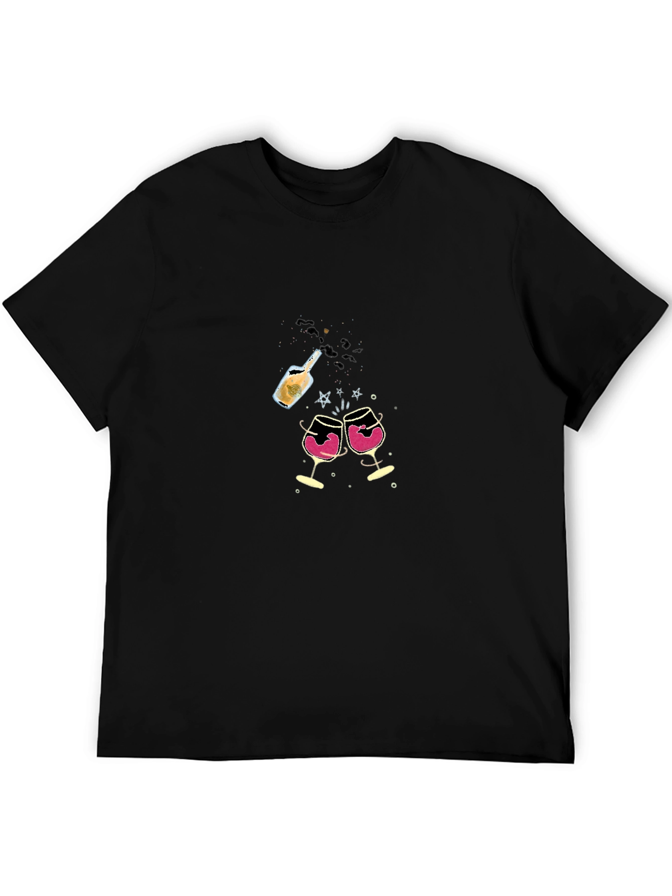 Celebration T-Shirt - Wine & Champagne