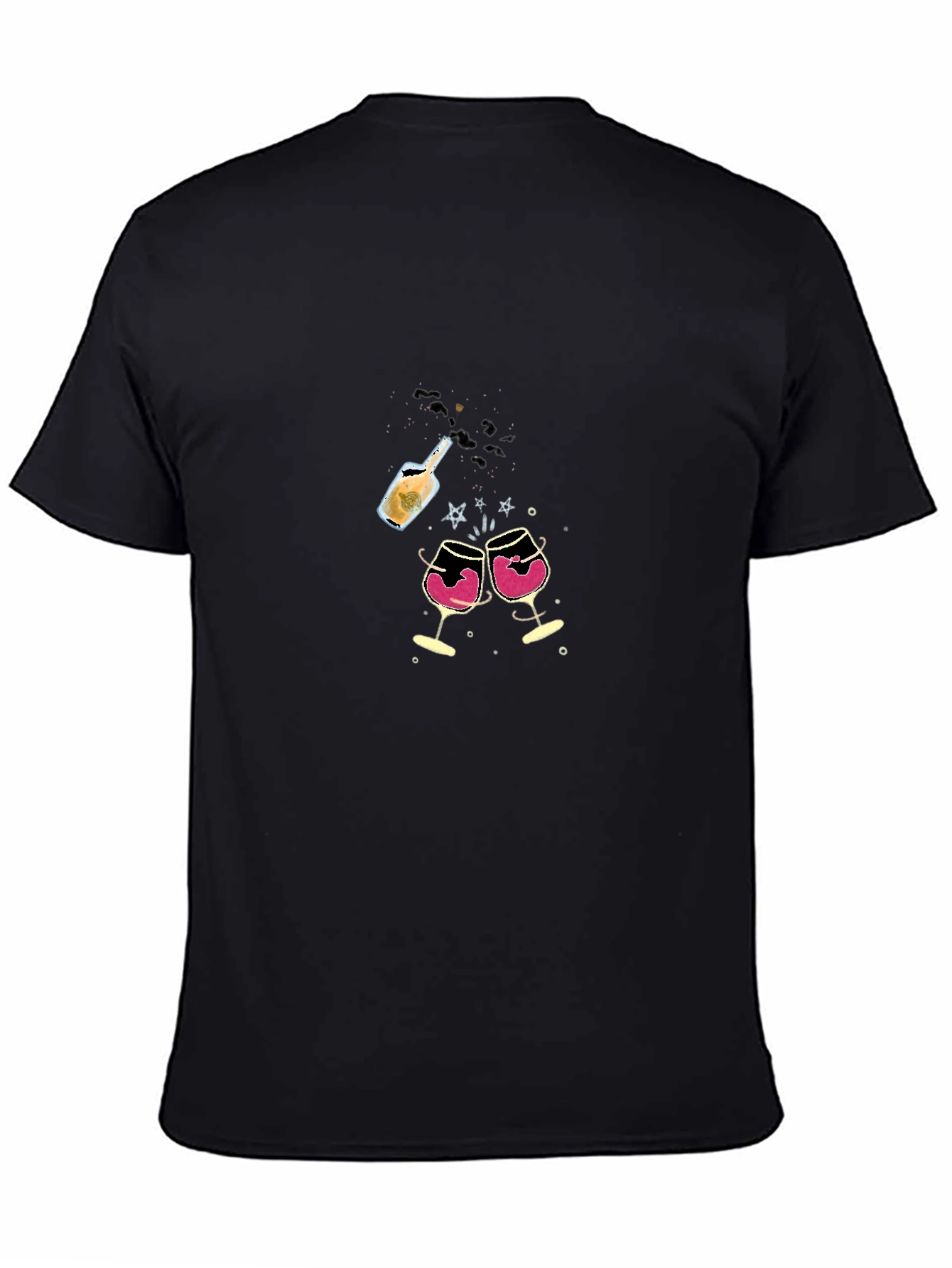 Celebration T-Shirt - Wine & Champagne