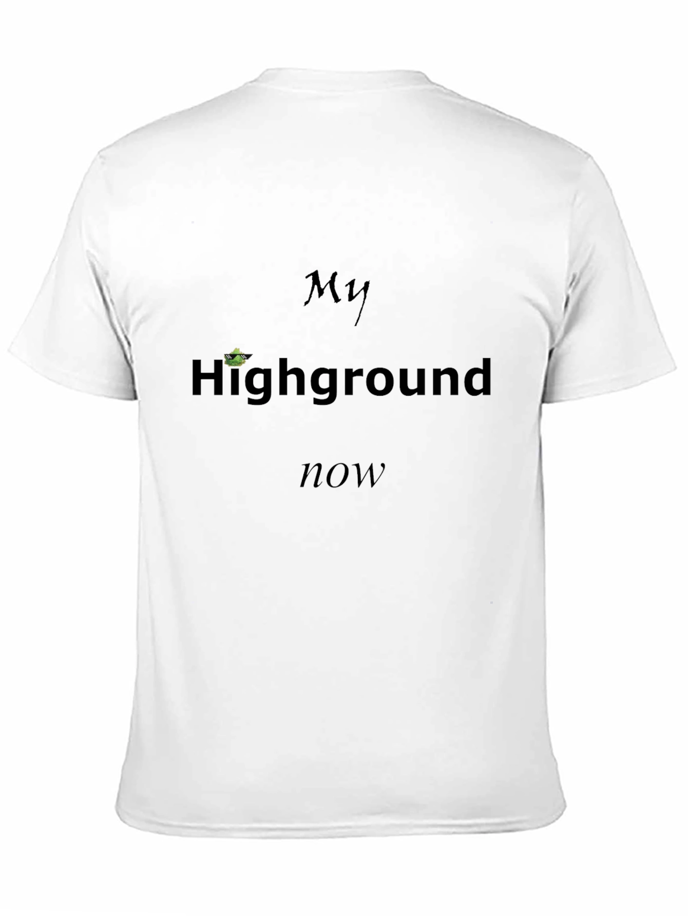 My Highground Now Mens Black T-Shirt