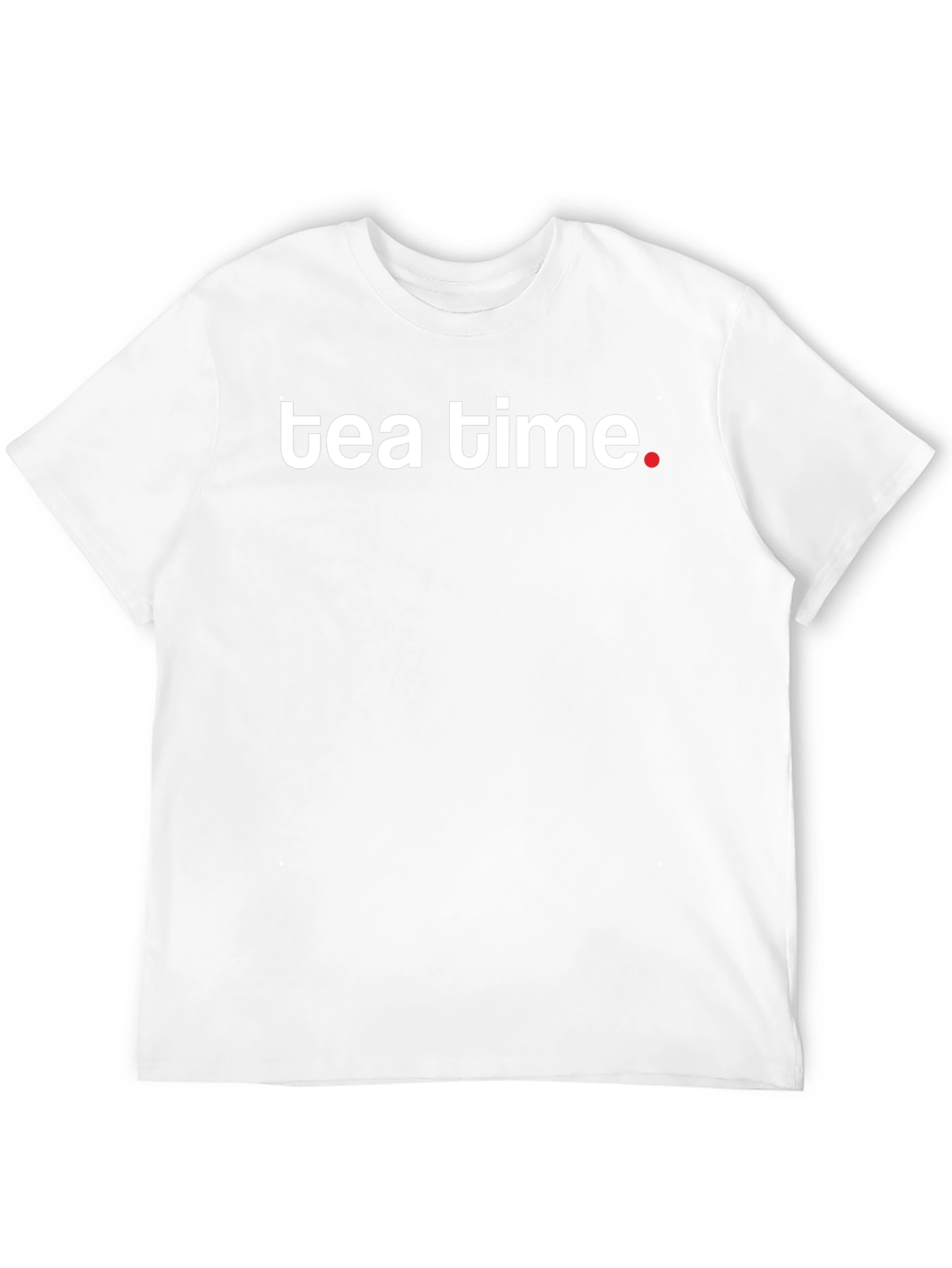 Tea Time Black T-Shirt - Stylish Casual Tee