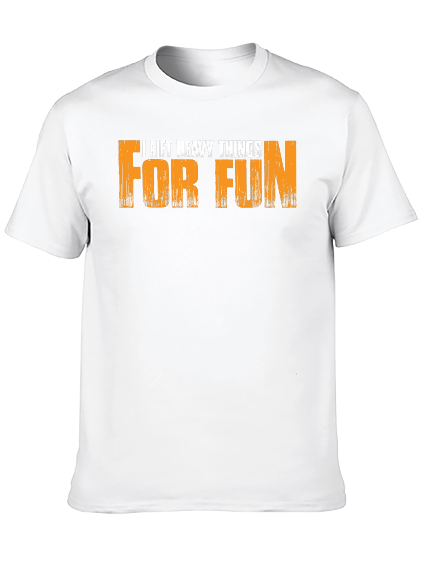 I Lift Heavy Things For Fun Black T-Shirt