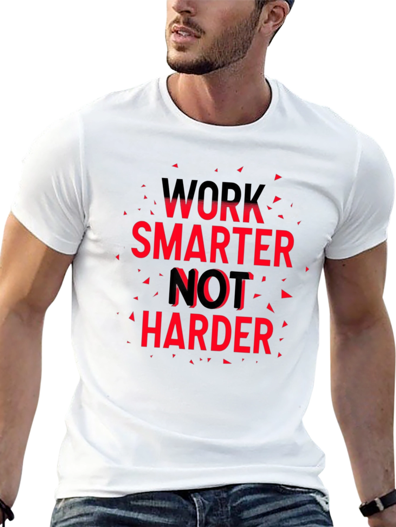 Work Smarter T-Shirt - Motivational Graphic Tee