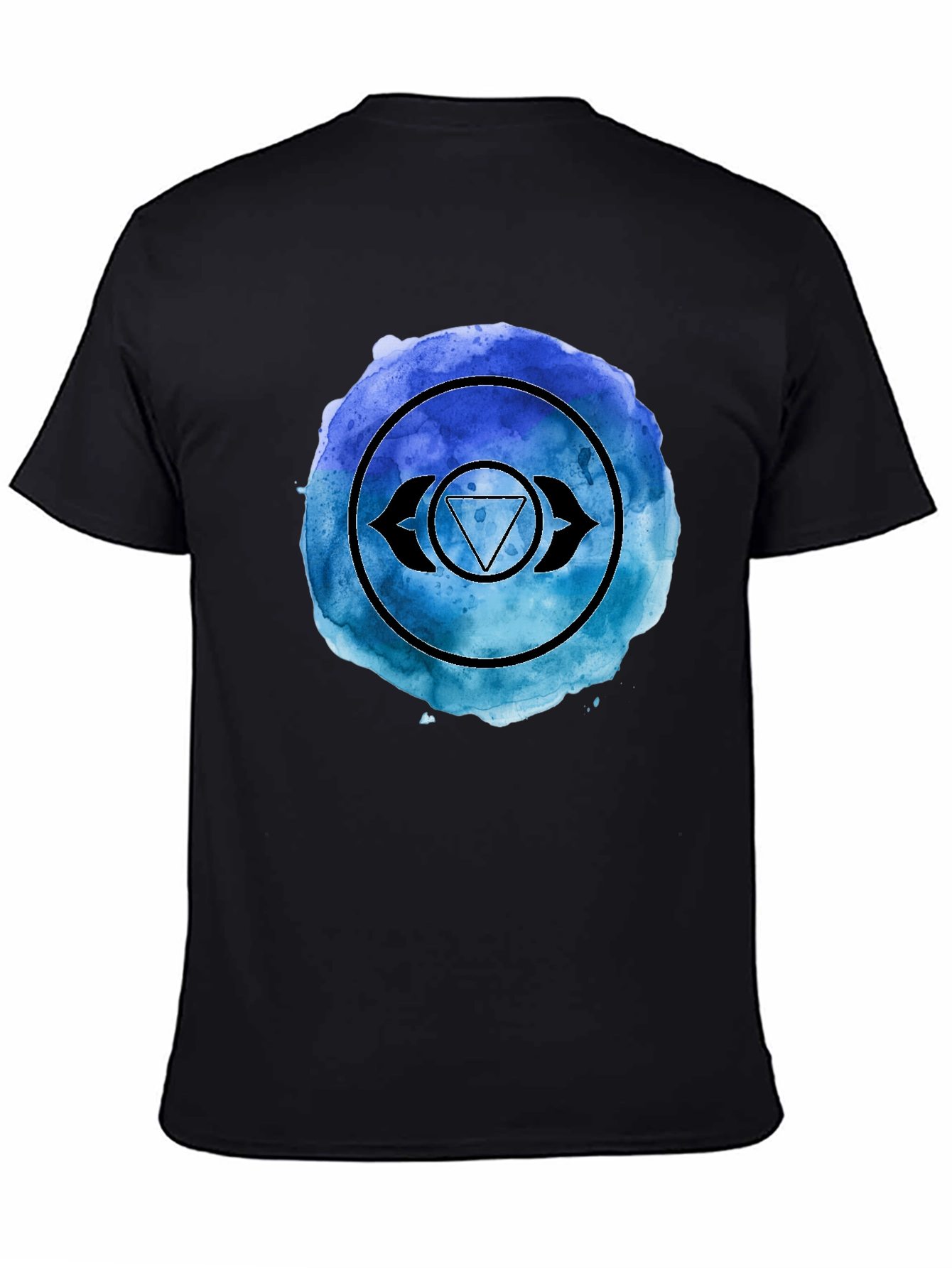 Third Eye Chakra Black T-Shirt Spiritual Design