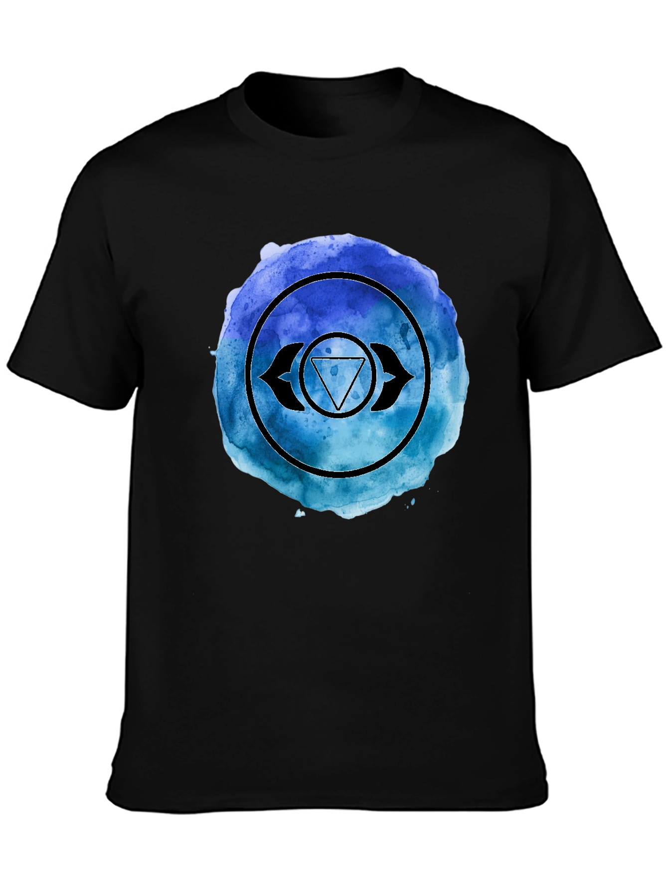 Third Eye Chakra Black T-Shirt Spiritual Design
