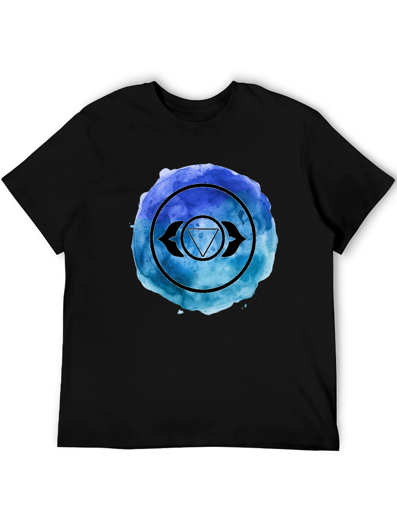 Third Eye Chakra Black T-Shirt Spiritual Design