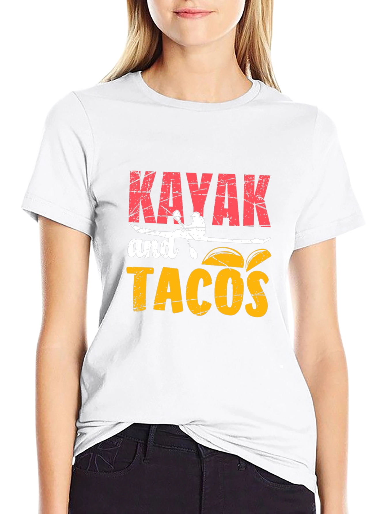Kayak and Tacos Graphic T-Shirt