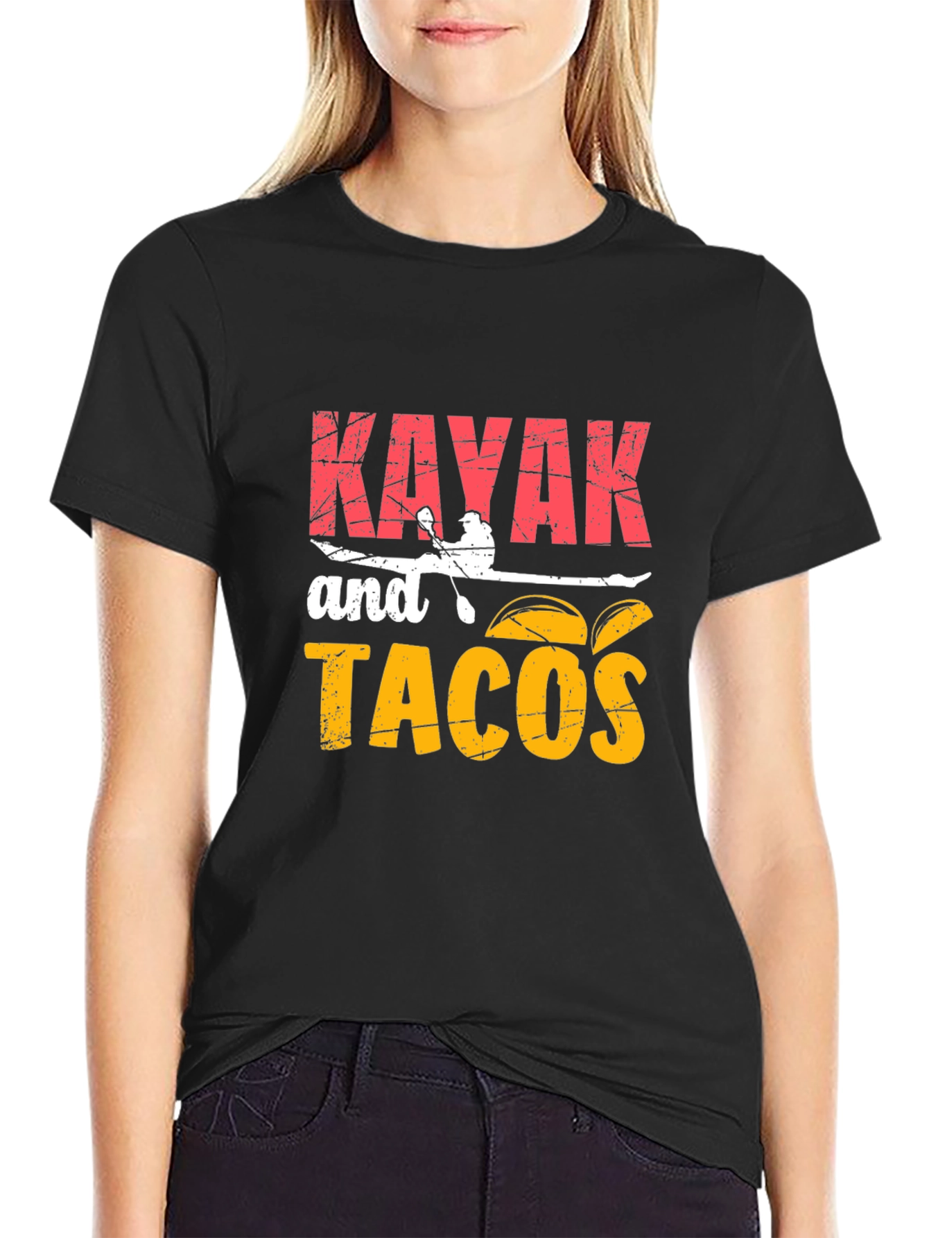 Kayak and Tacos Graphic T-Shirt